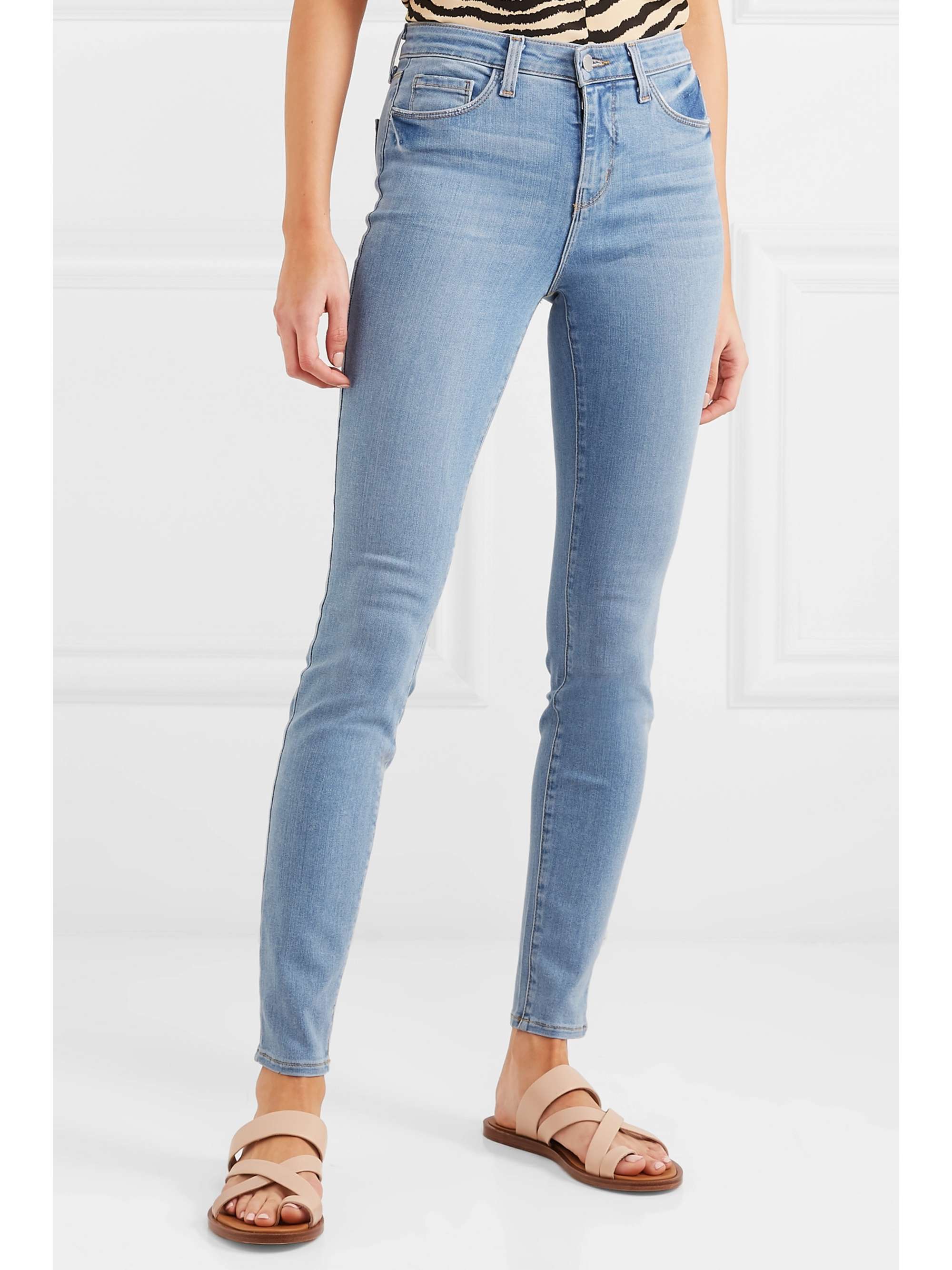 L'AGENCE Marguerite high-rise skinny jeans