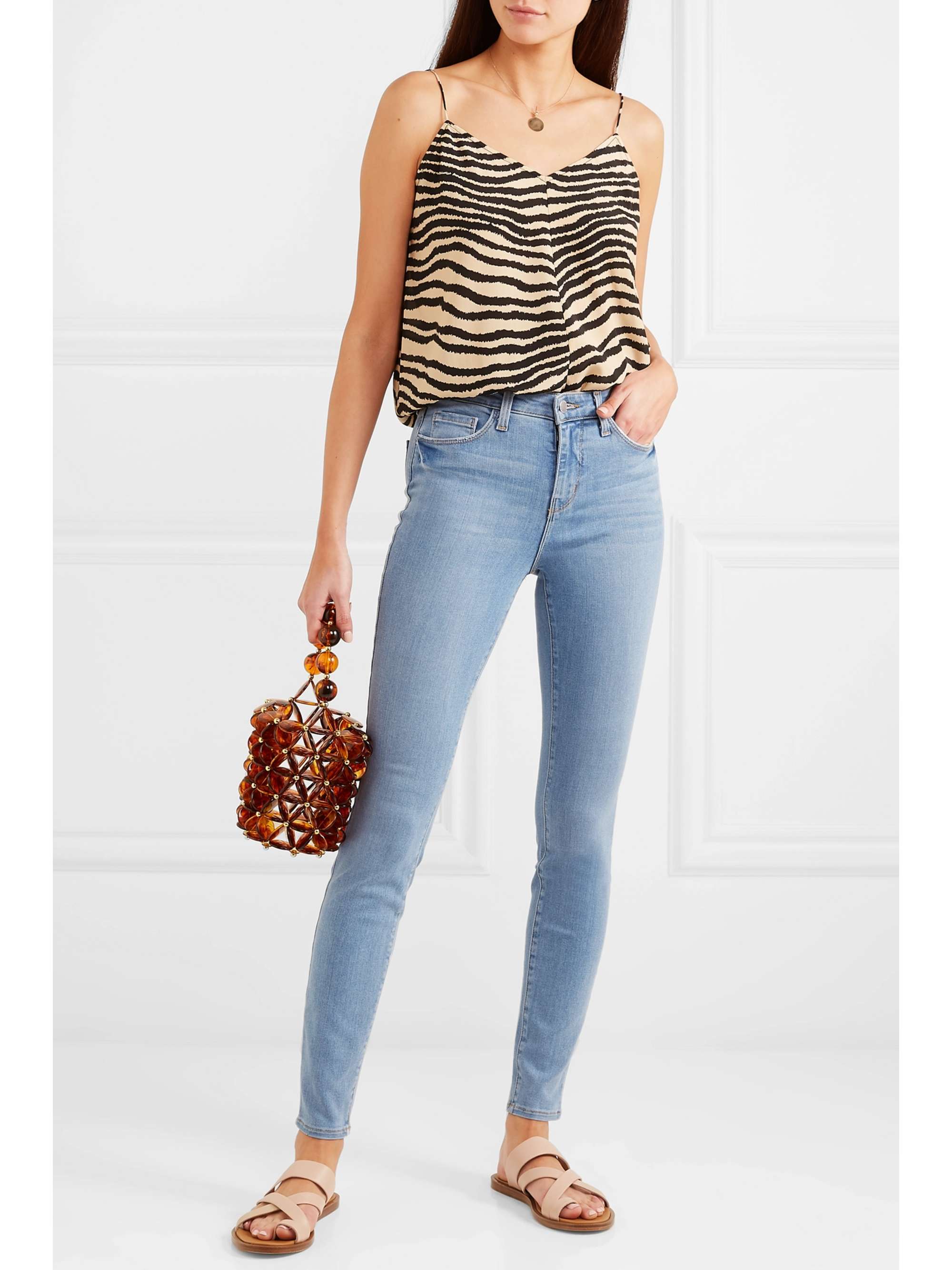 L'AGENCE Marguerite high-rise skinny jeans