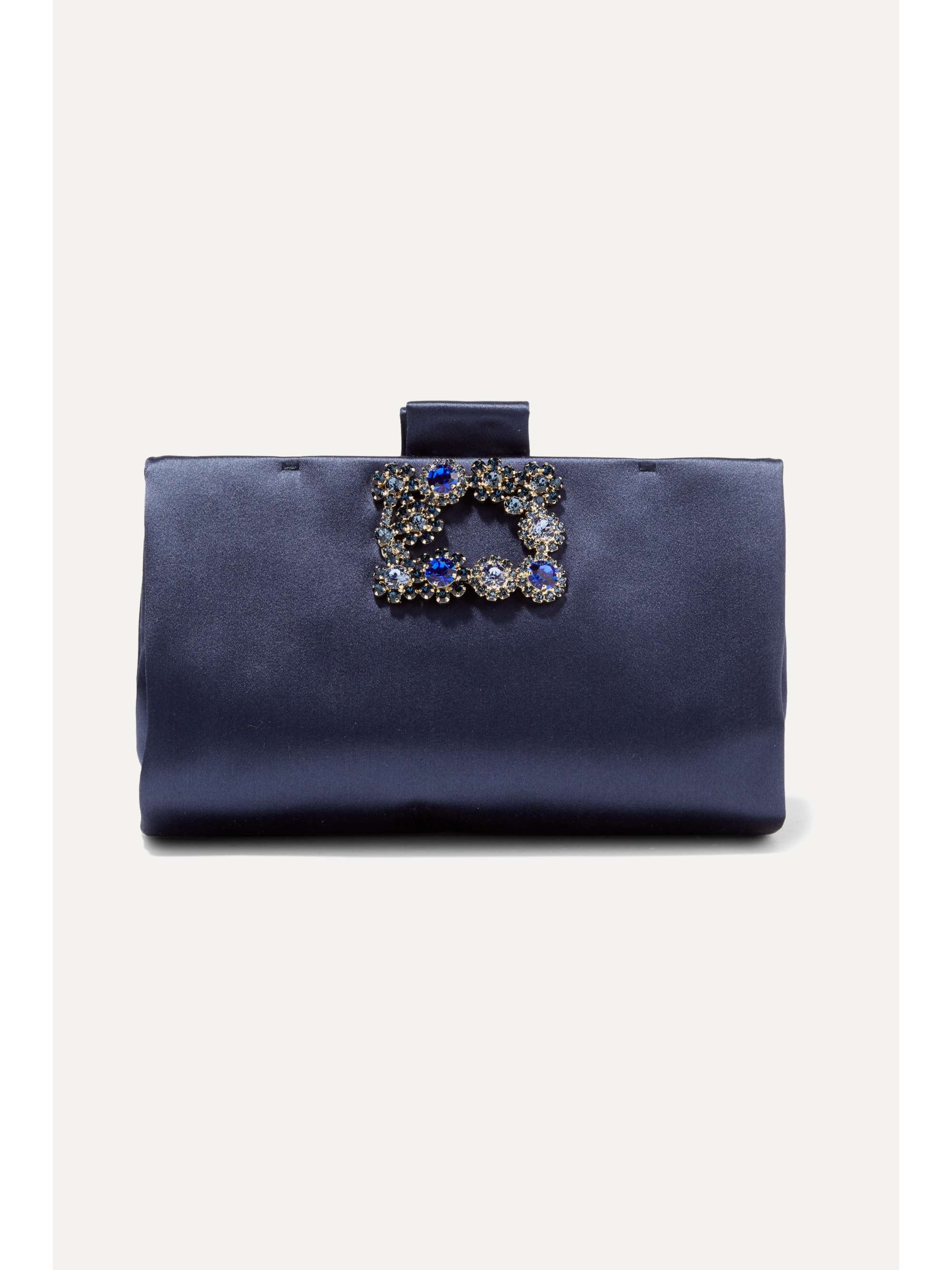 navy satin bag
