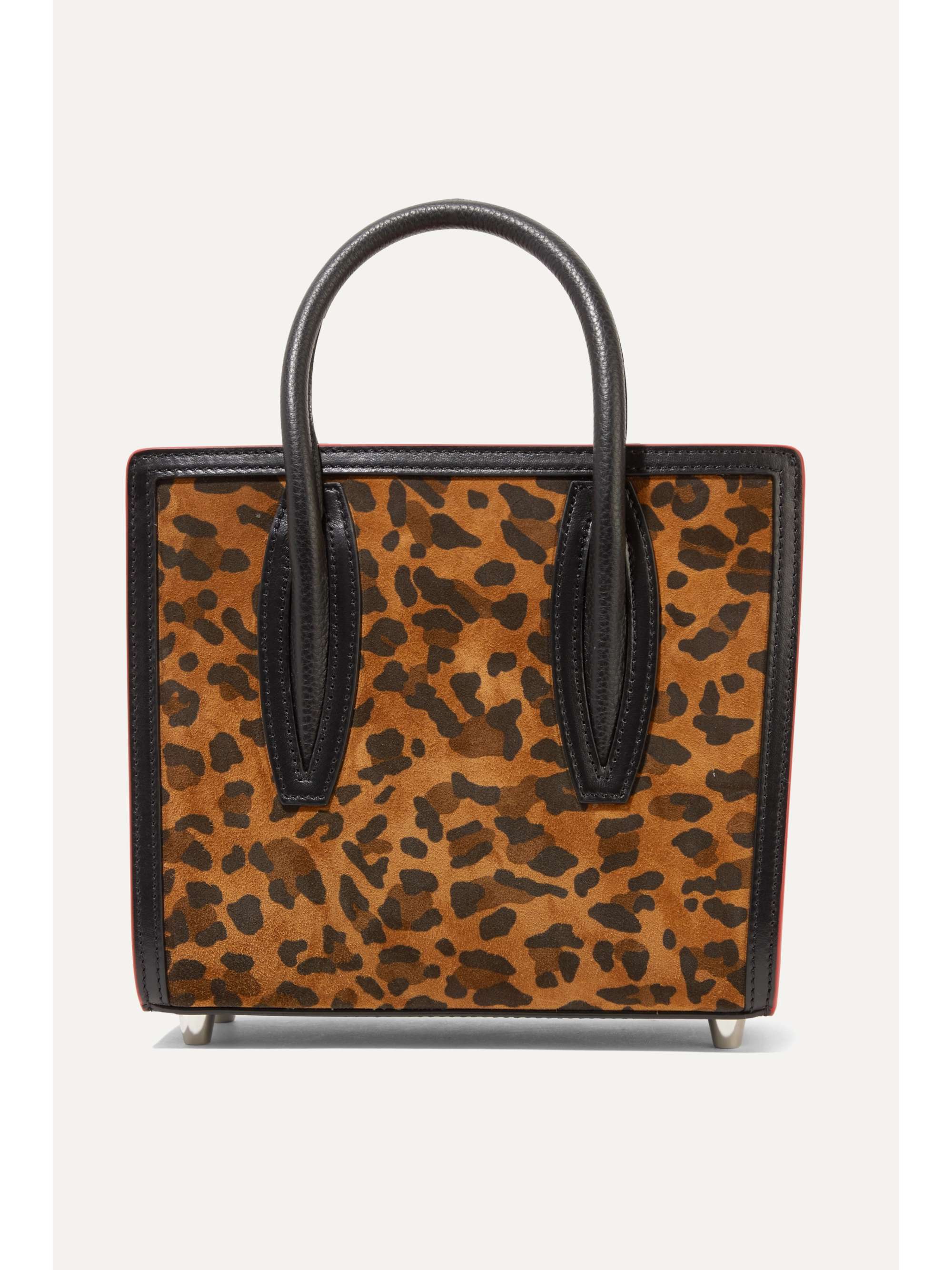 red leopard purse