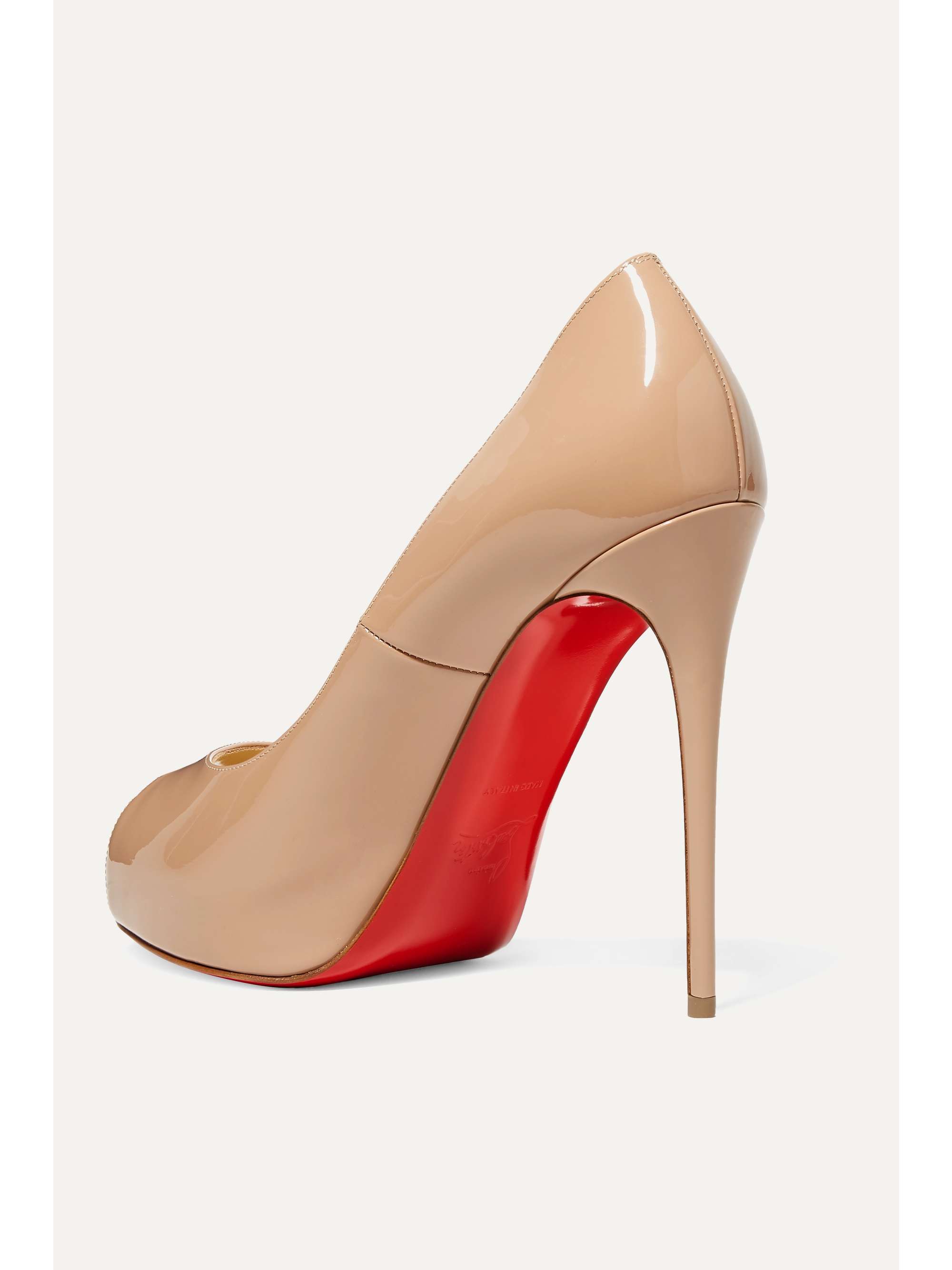Beige New Very Prive 120 patent-leather 