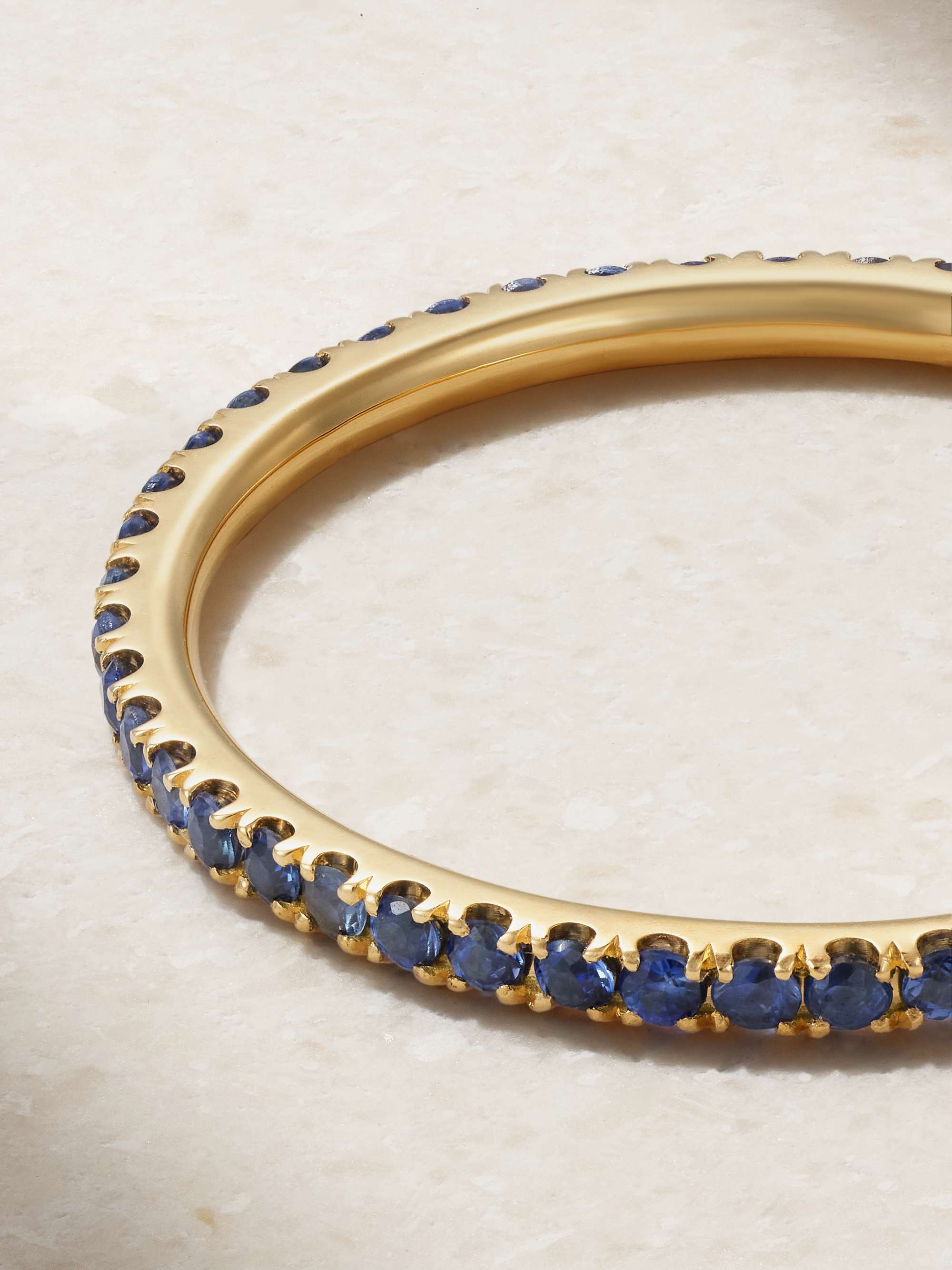 ILEANA MAKRI Thread 18-karat rose gold sapphire ring