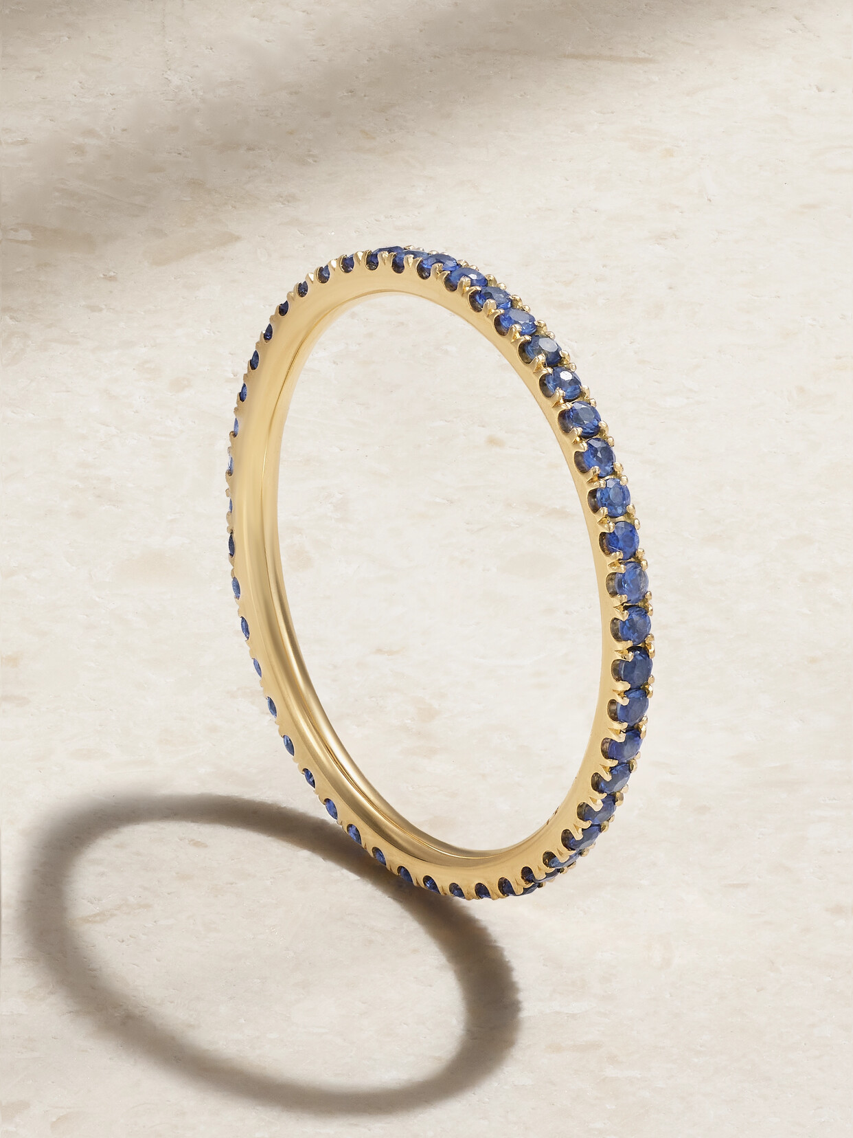 Ileana Makri Thread 18-karat Gold Sapphire Ring