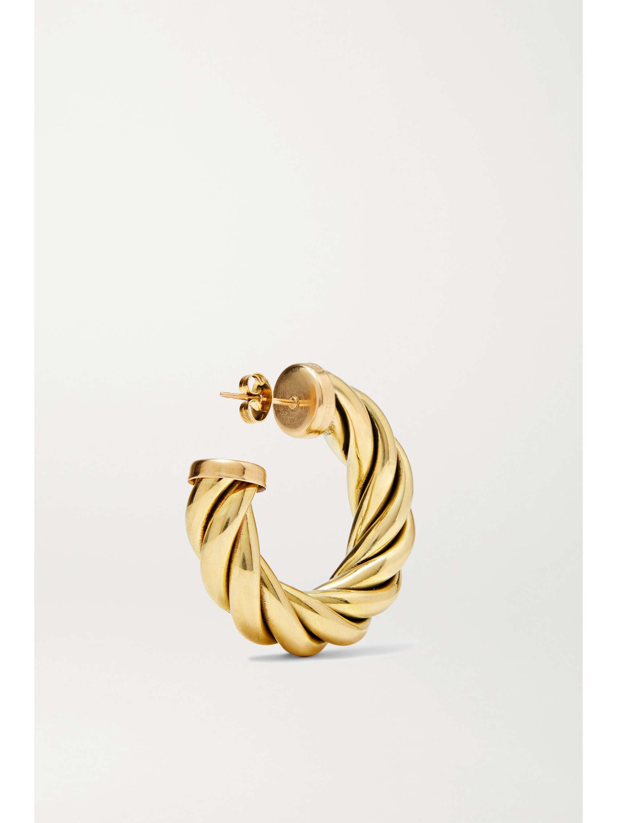 LAURA LOMBARDI Spira gold-tone hoop earrings