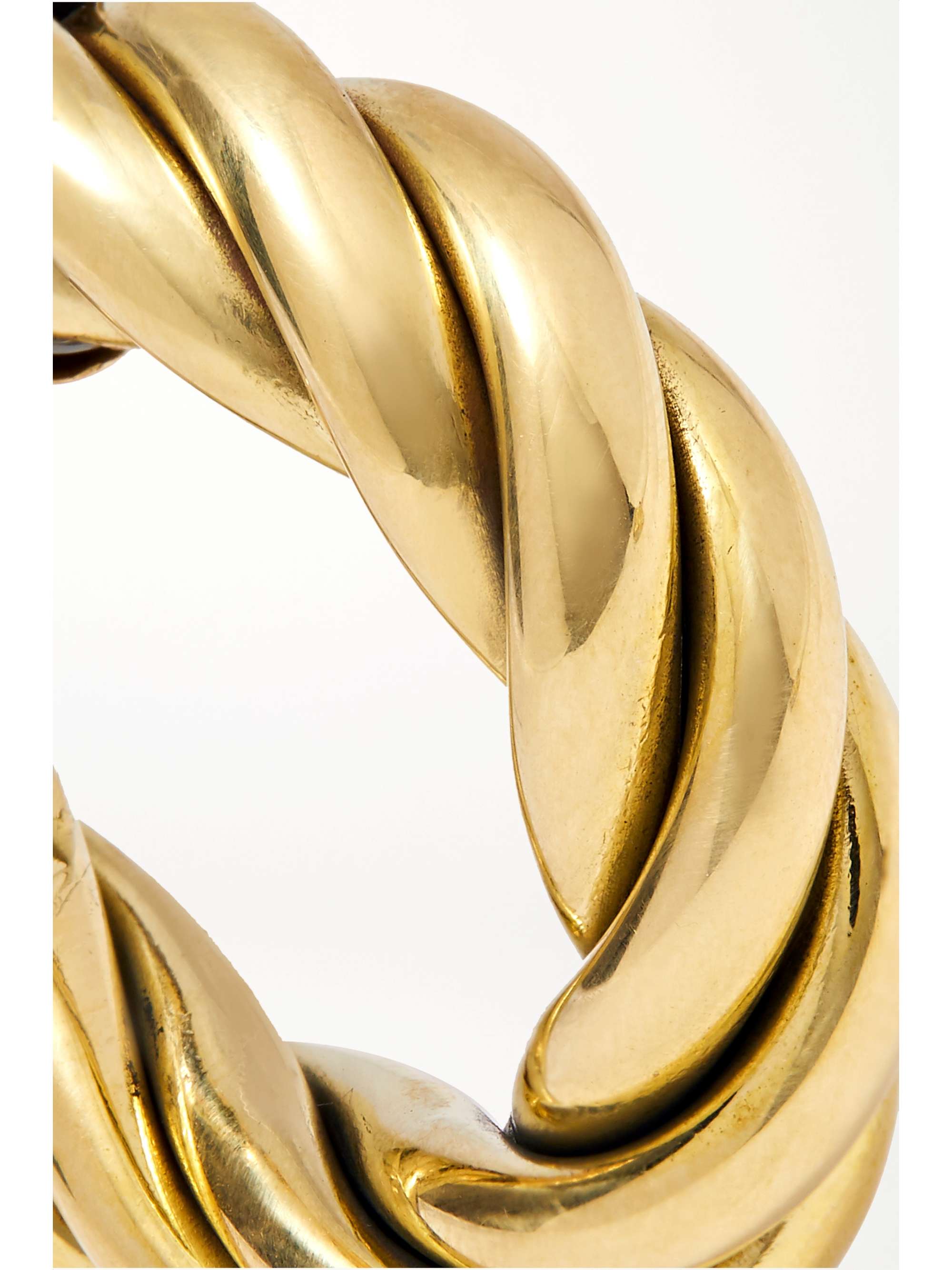 LAURA LOMBARDI Spira gold-tone hoop earrings