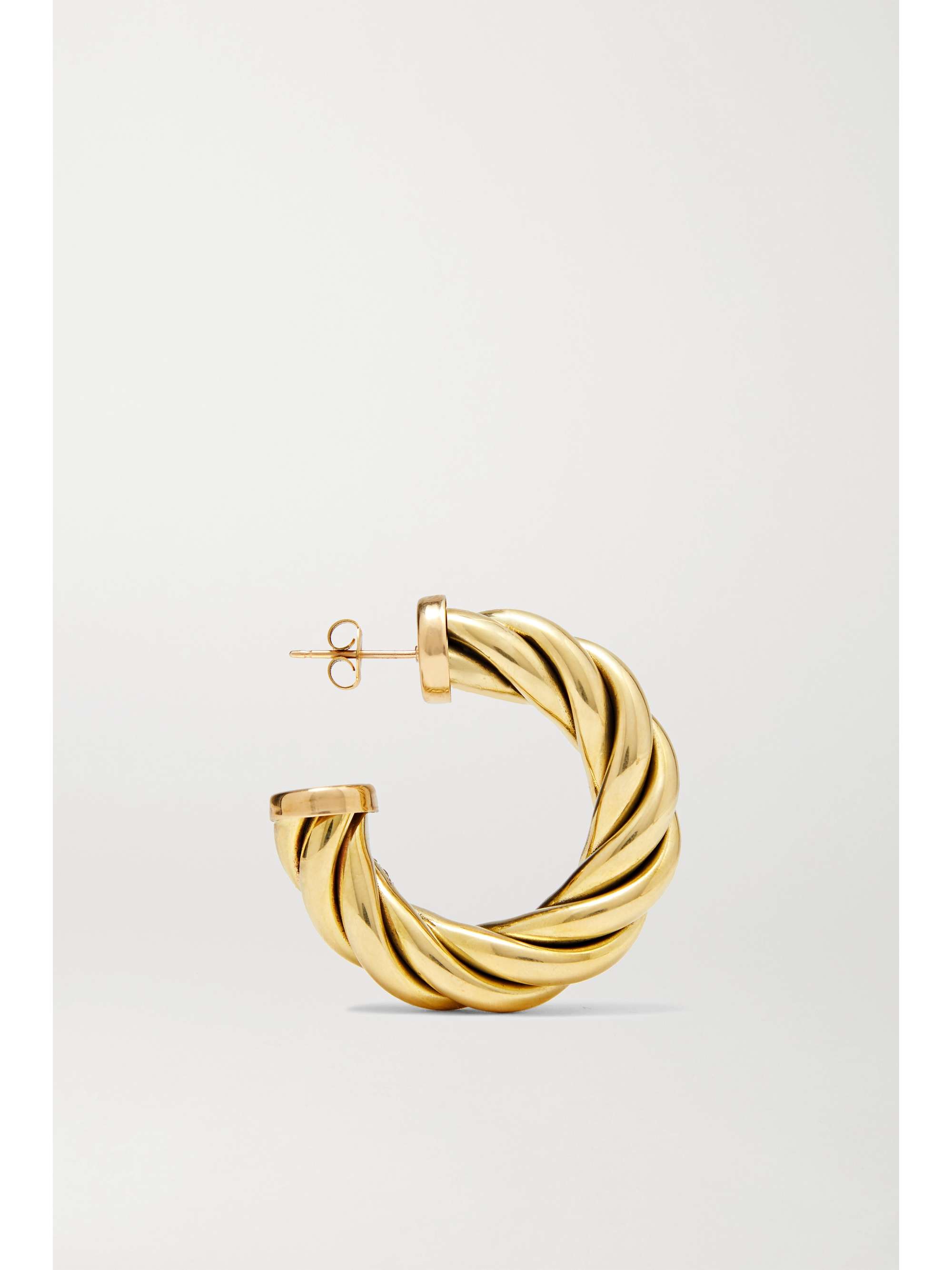 LAURA LOMBARDI Spira gold-tone hoop earrings