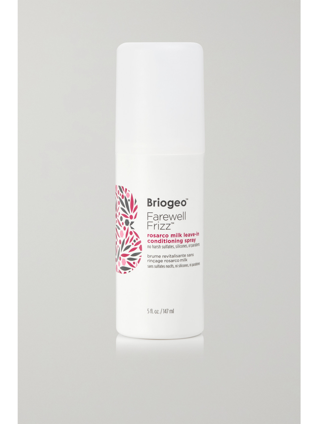 BRIOGEO FAREWELL FRIZZ ROSARCO MILK LEAVE-IN CONDITIONING SPRAY, 147ML