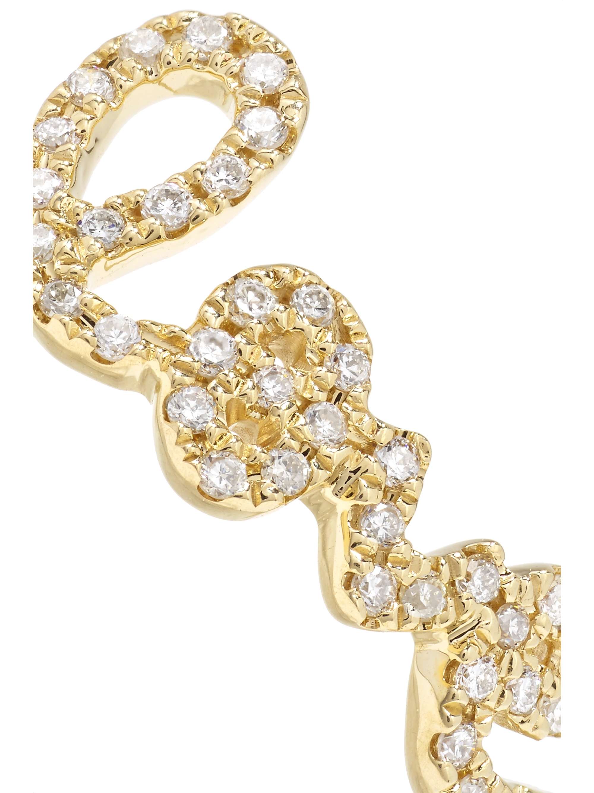 SYDNEY EVAN Love 14-karat gold diamond ring