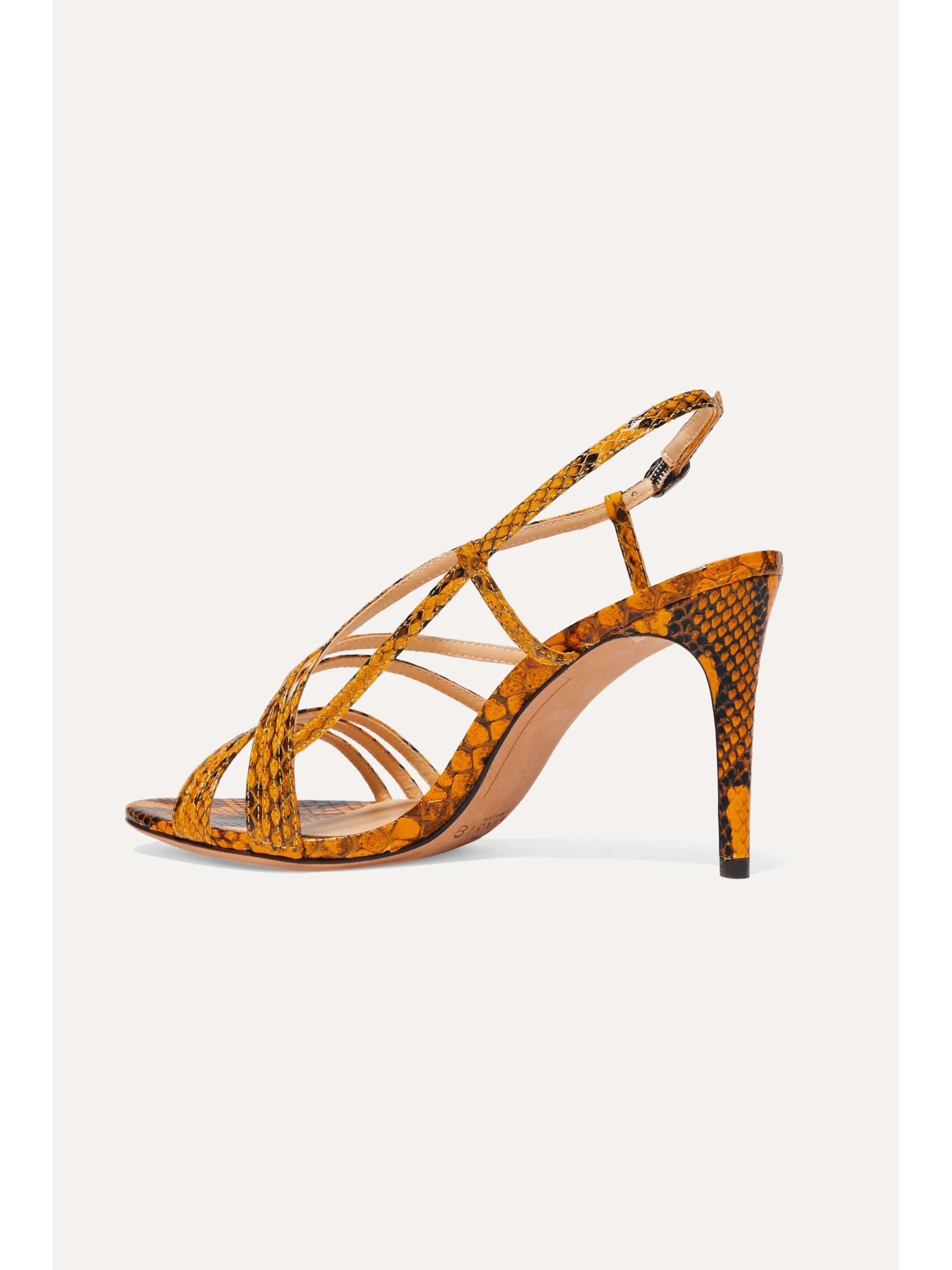 ALEXANDRE BIRMAN Python sandals