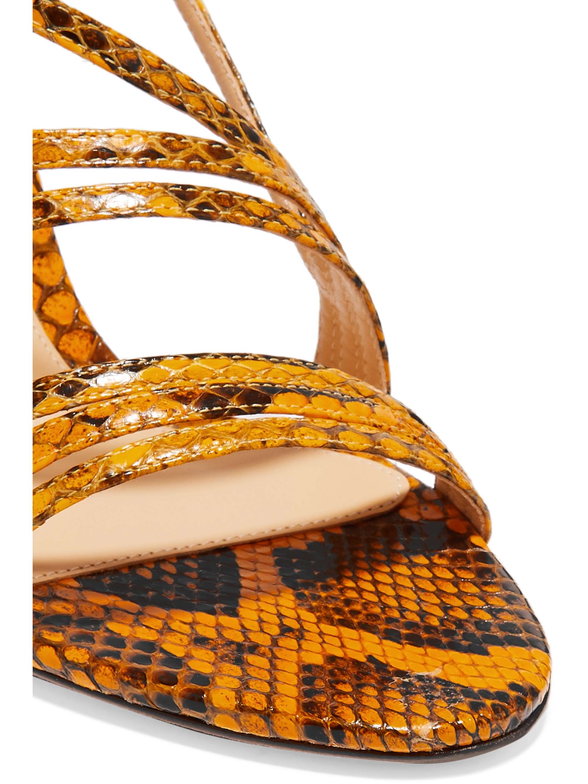 ALEXANDRE BIRMAN Python sandals
