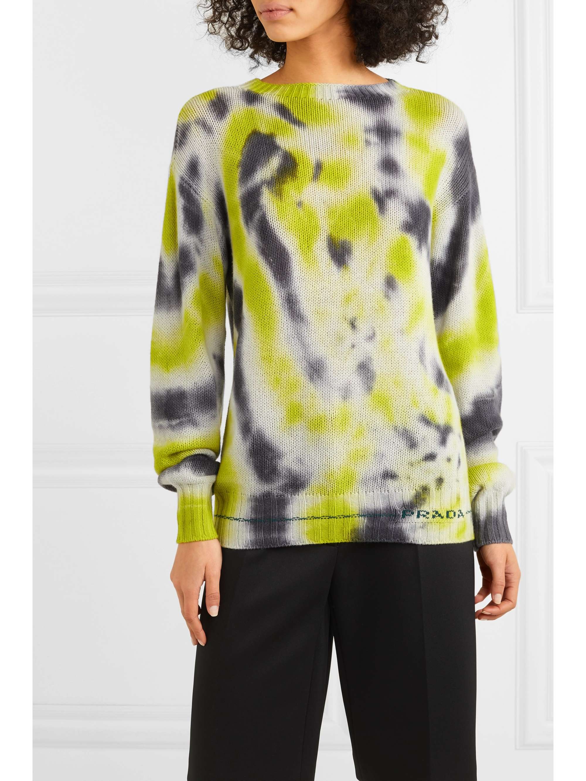 prada tie dye sweater