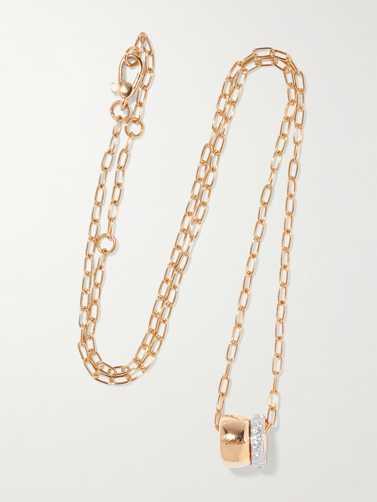 Pomellato Iconica 18-karat Rose Gold Diamond Necklace