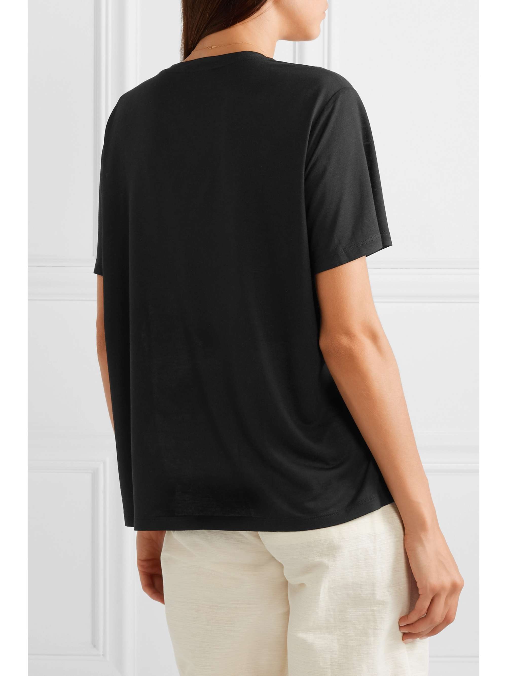 FRANCES DE LOURDES Frankie stretch-jersey T-shirt