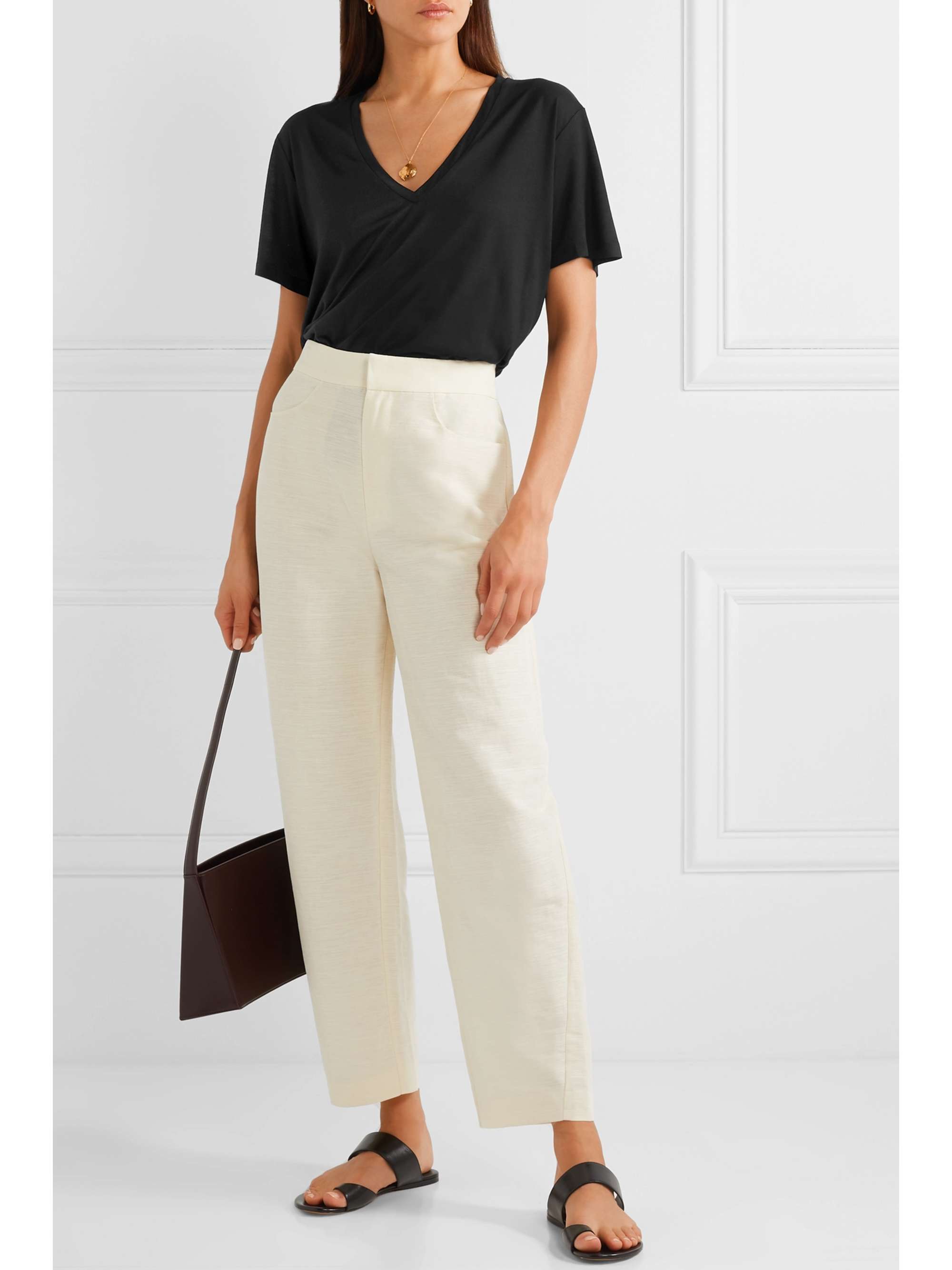 FRANCES DE LOURDES Frankie stretch-jersey T-shirt