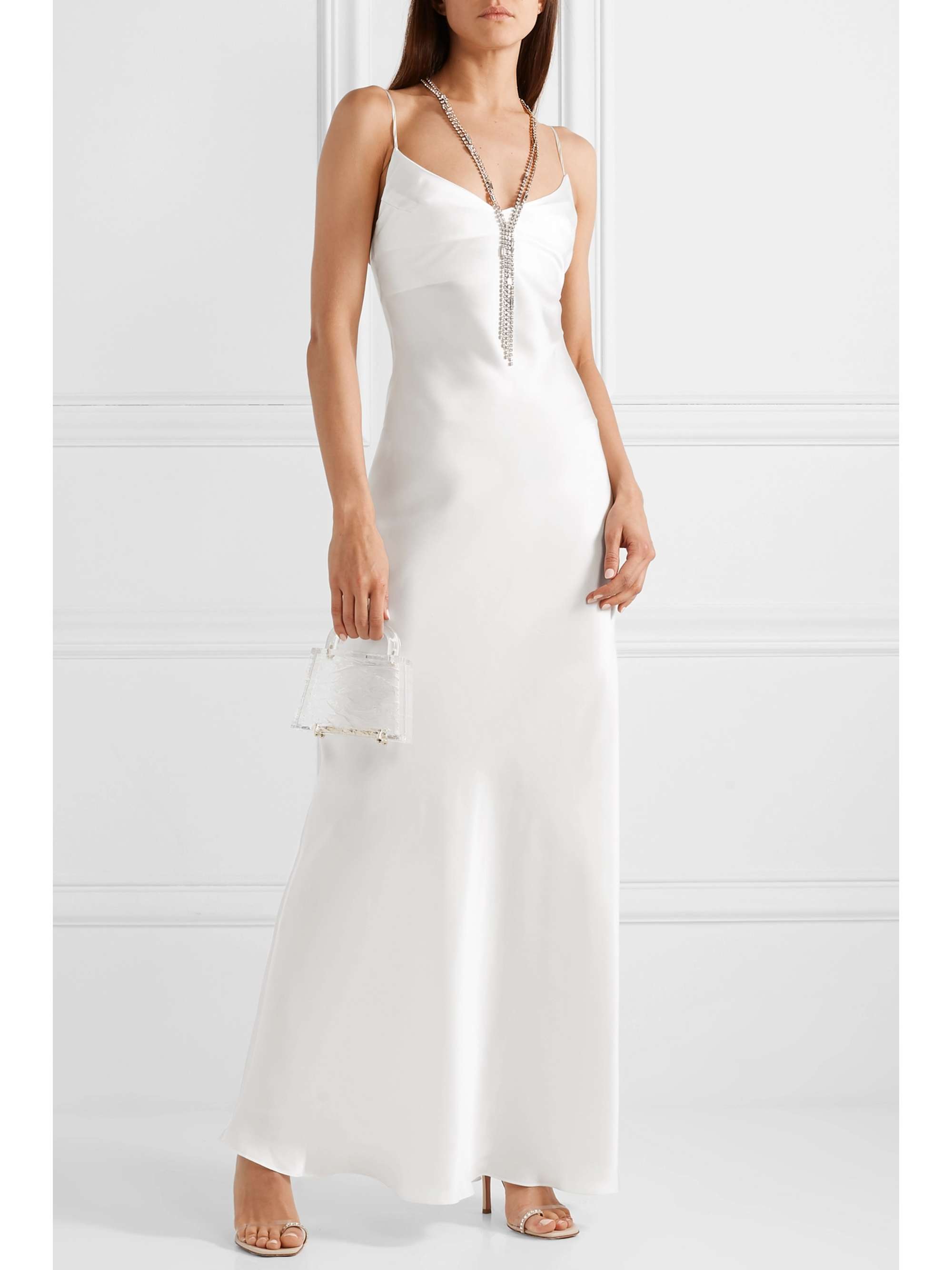 Silk-satin gown | RASARIO | NET-A-PORTER