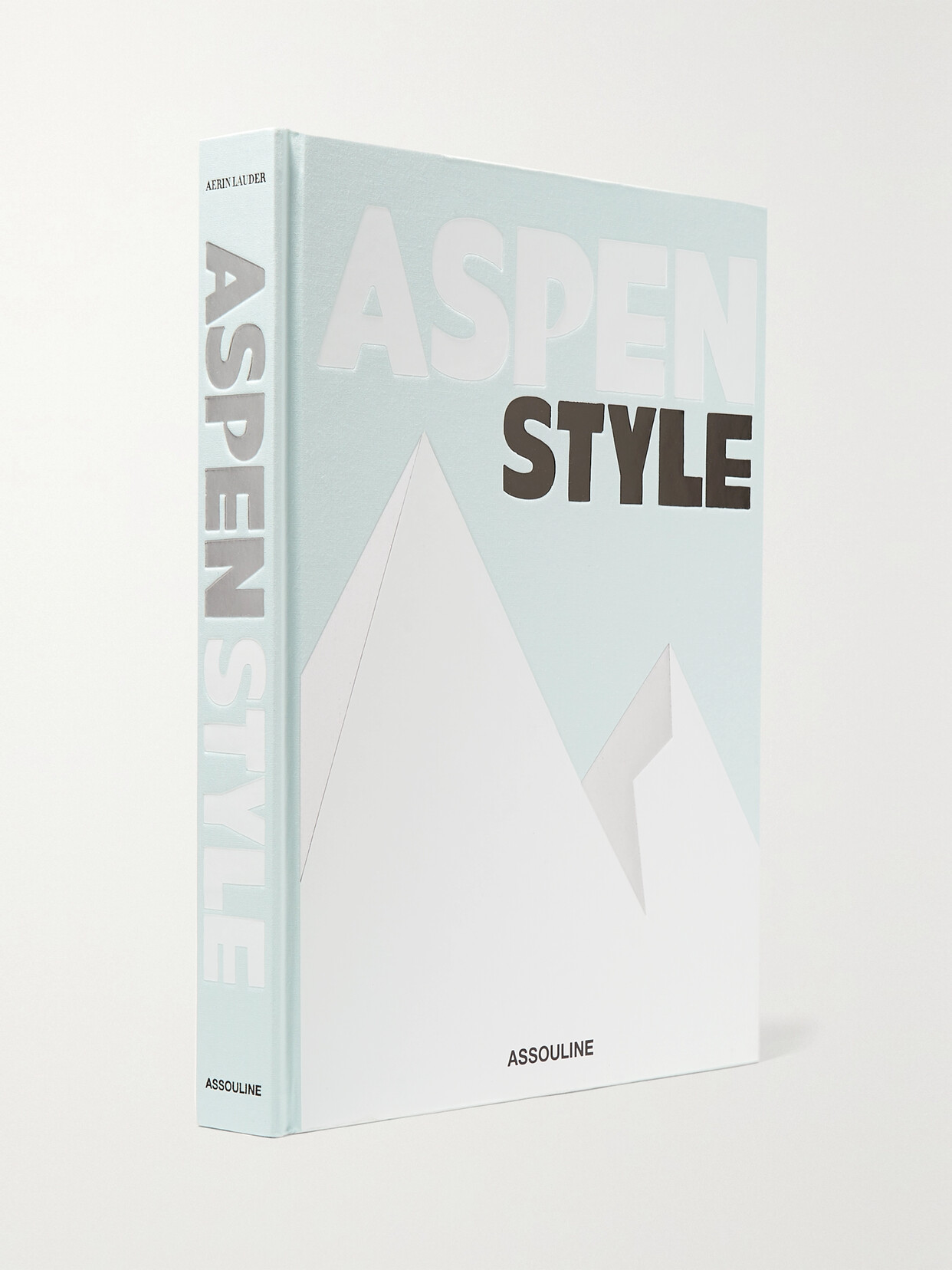 Assouline Aspen Style By Aerin Lauder Hardcover Book In Gray