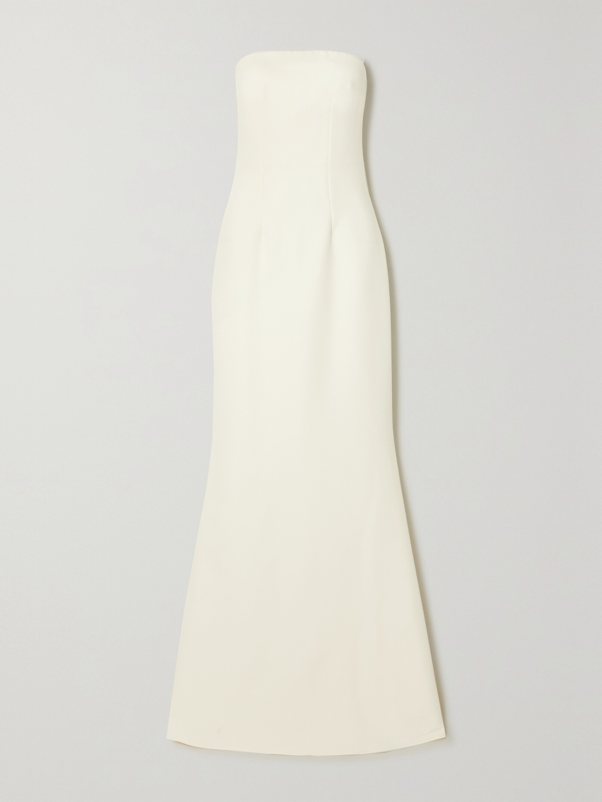 Safiyaa Strapless crepe gown thumbnail