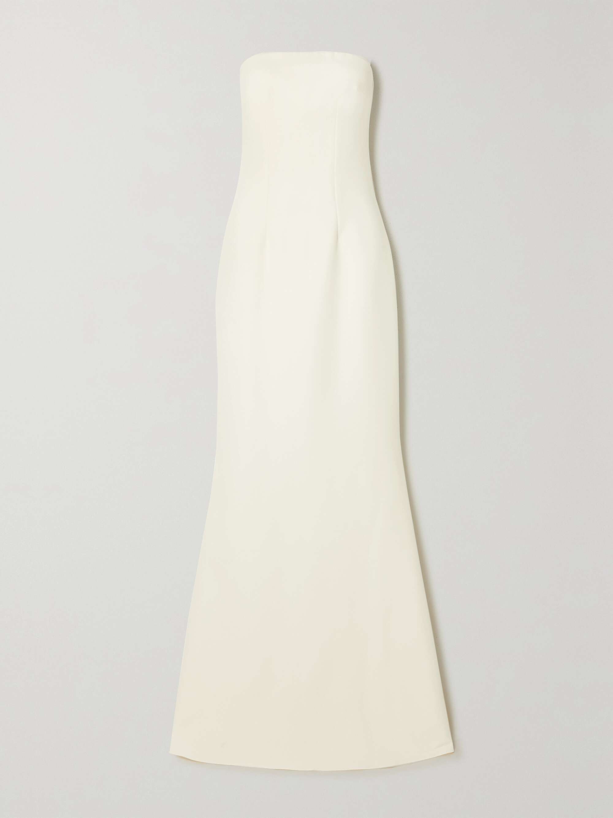 SAFIYAA Strapless crepe gown | NET-A-PORTER