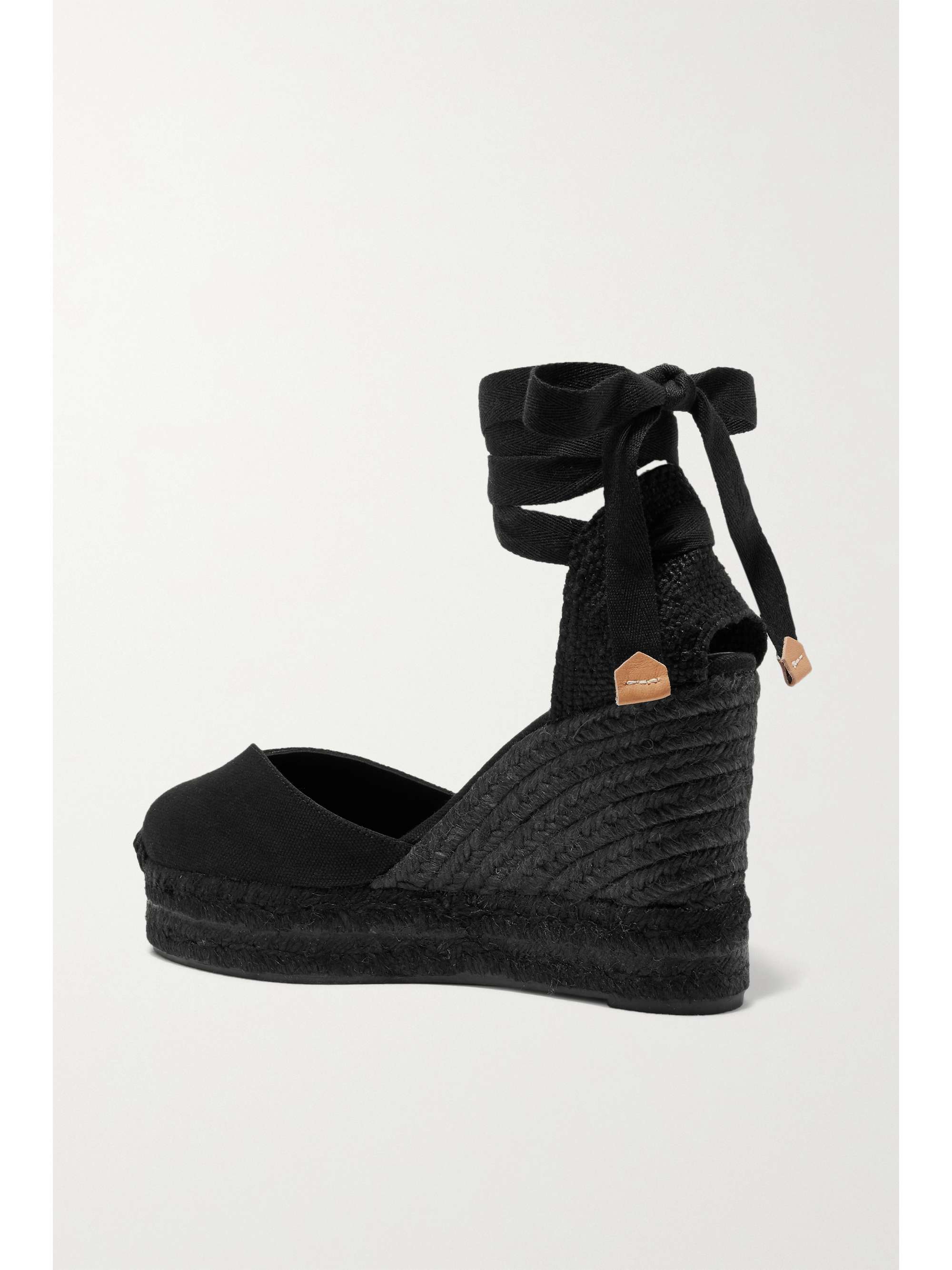 CASTAÑER Chiara 80 canvas wedge espadrilles