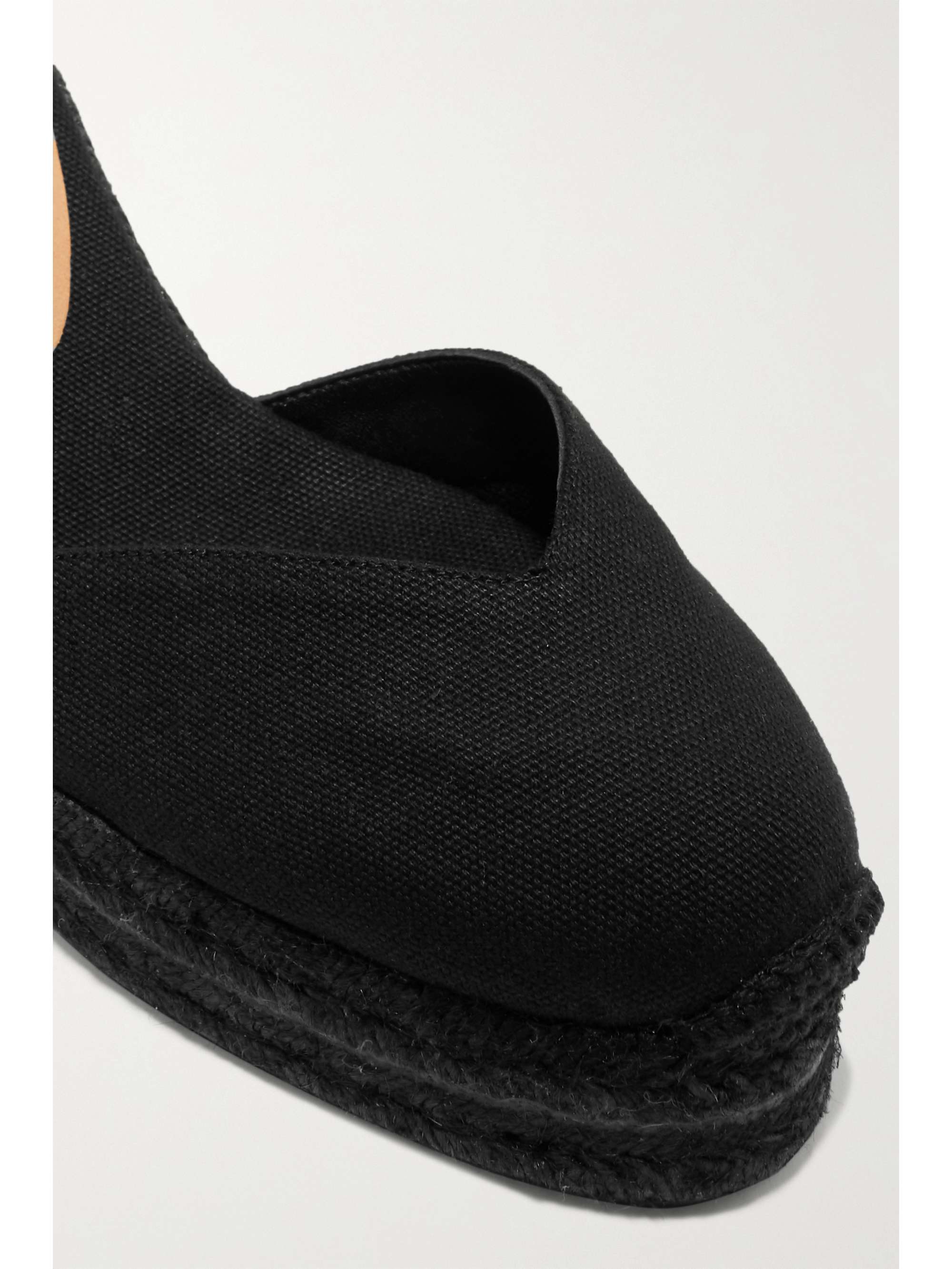 CASTAÑER Chiara 80 canvas wedge espadrilles
