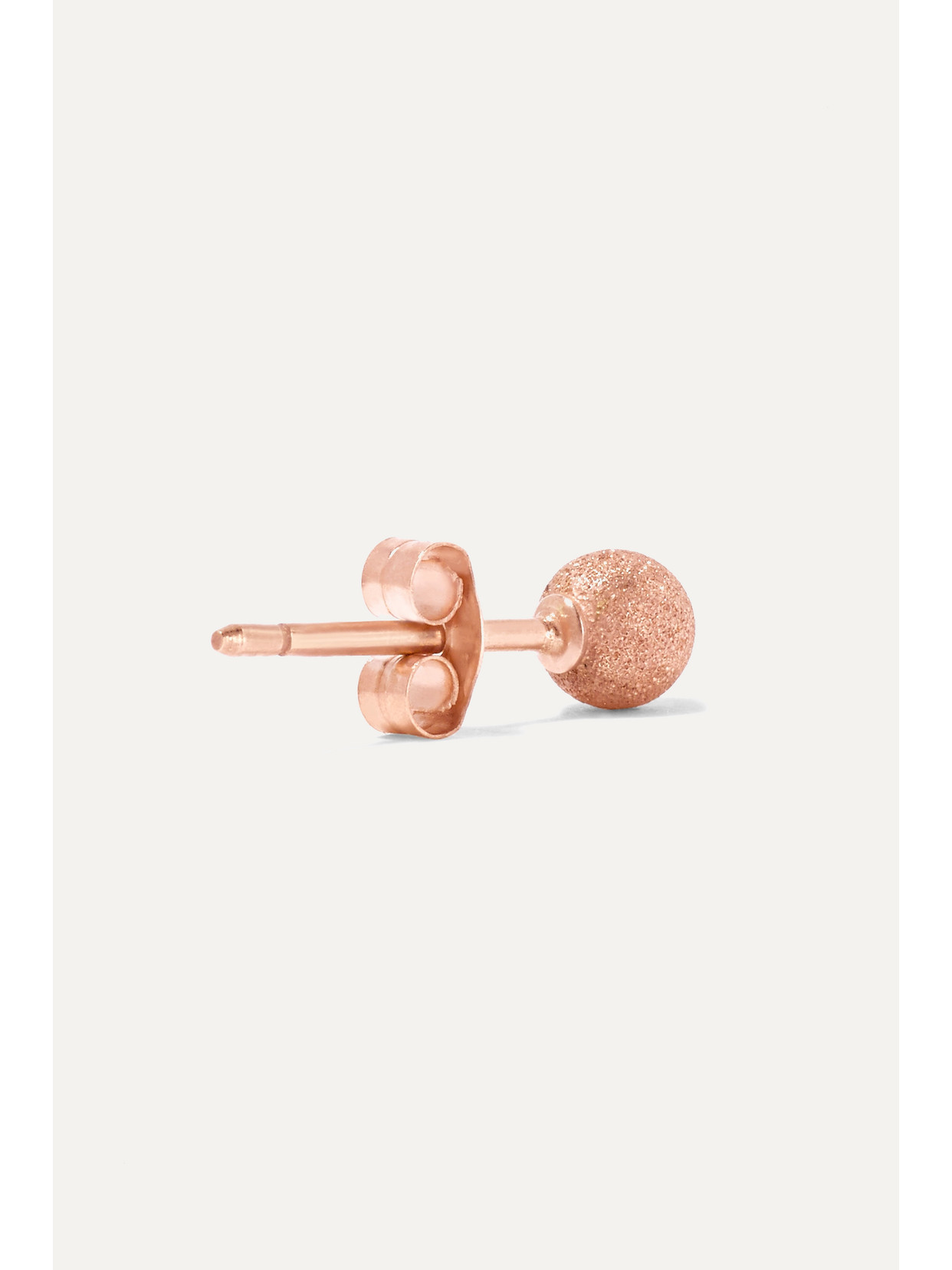 Shop Carolina Bucci 18-karat Rose Gold Earrings