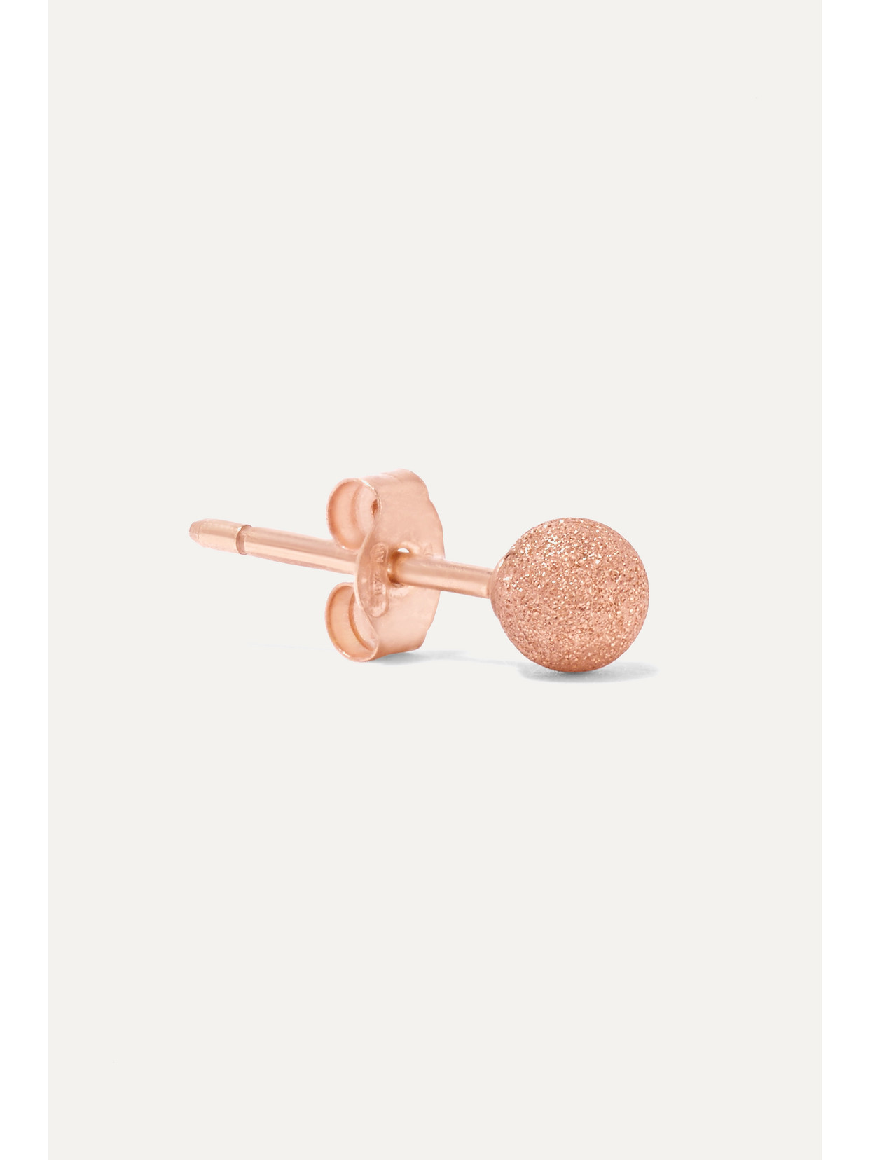 Shop Carolina Bucci 18-karat Rose Gold Earrings