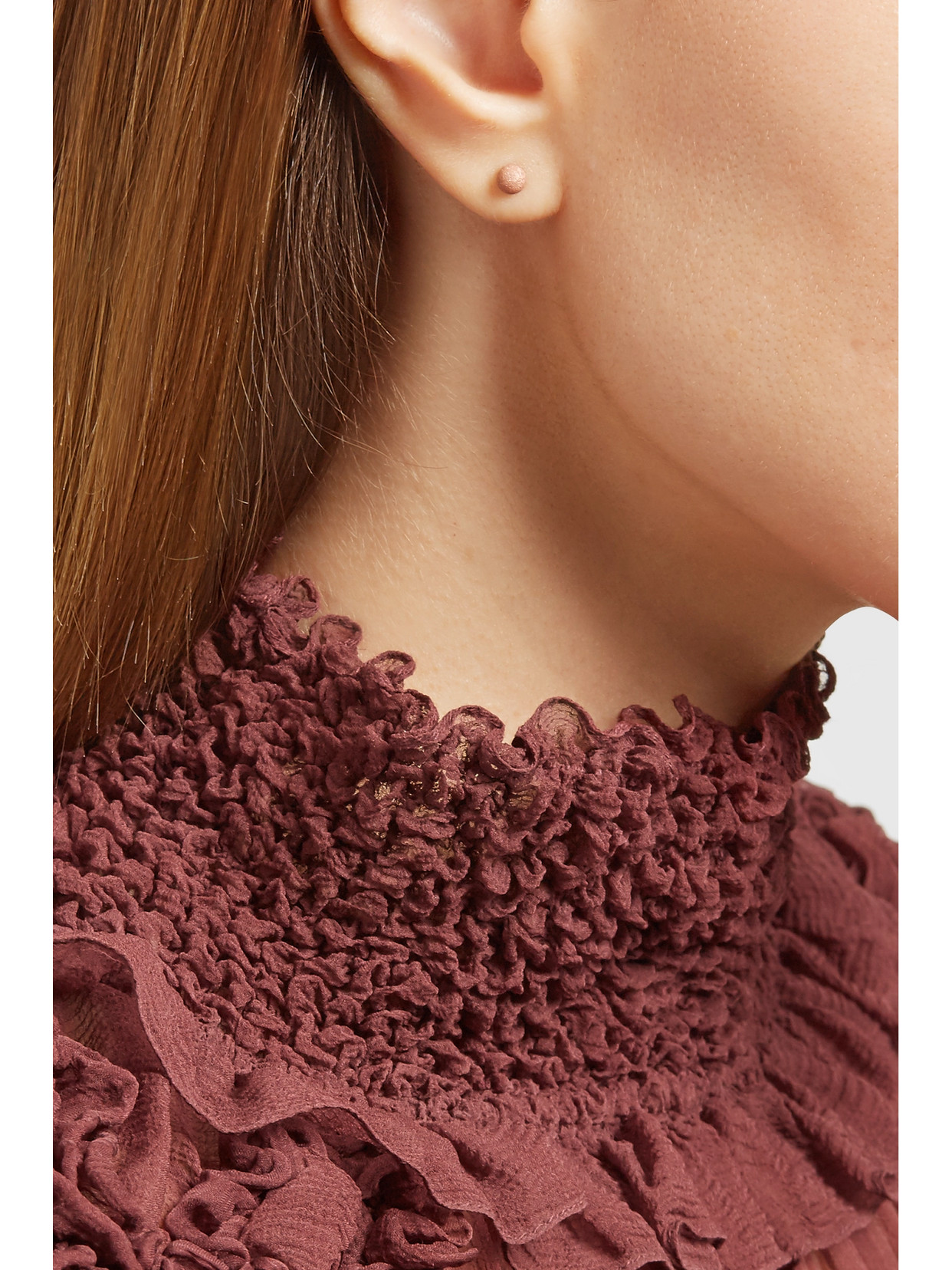 CAROLINA BUCCI 18-KARAT ROSE GOLD EARRINGS 