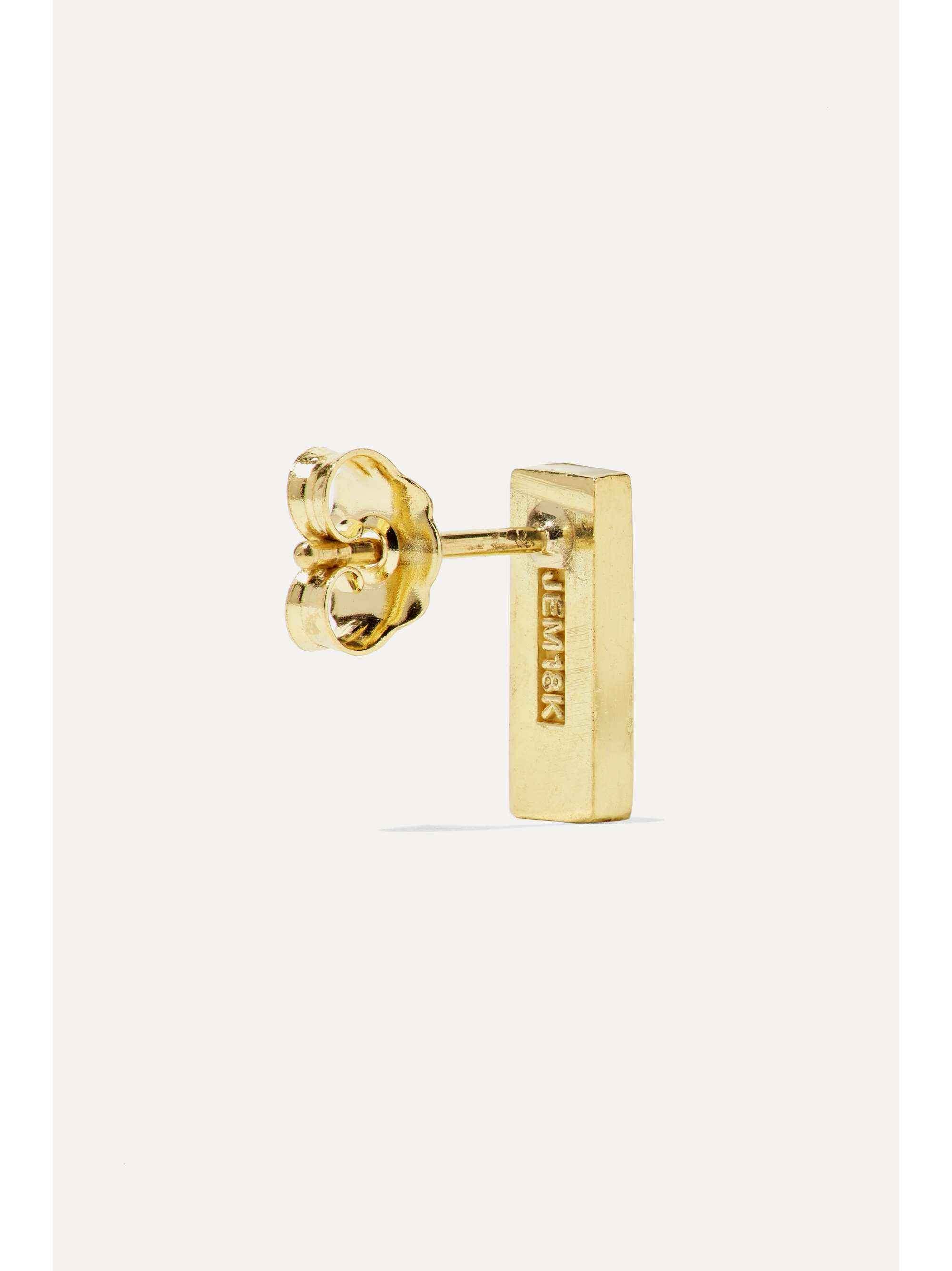 JENNIFER MEYER 18-karat gold lapis lazuli earrings