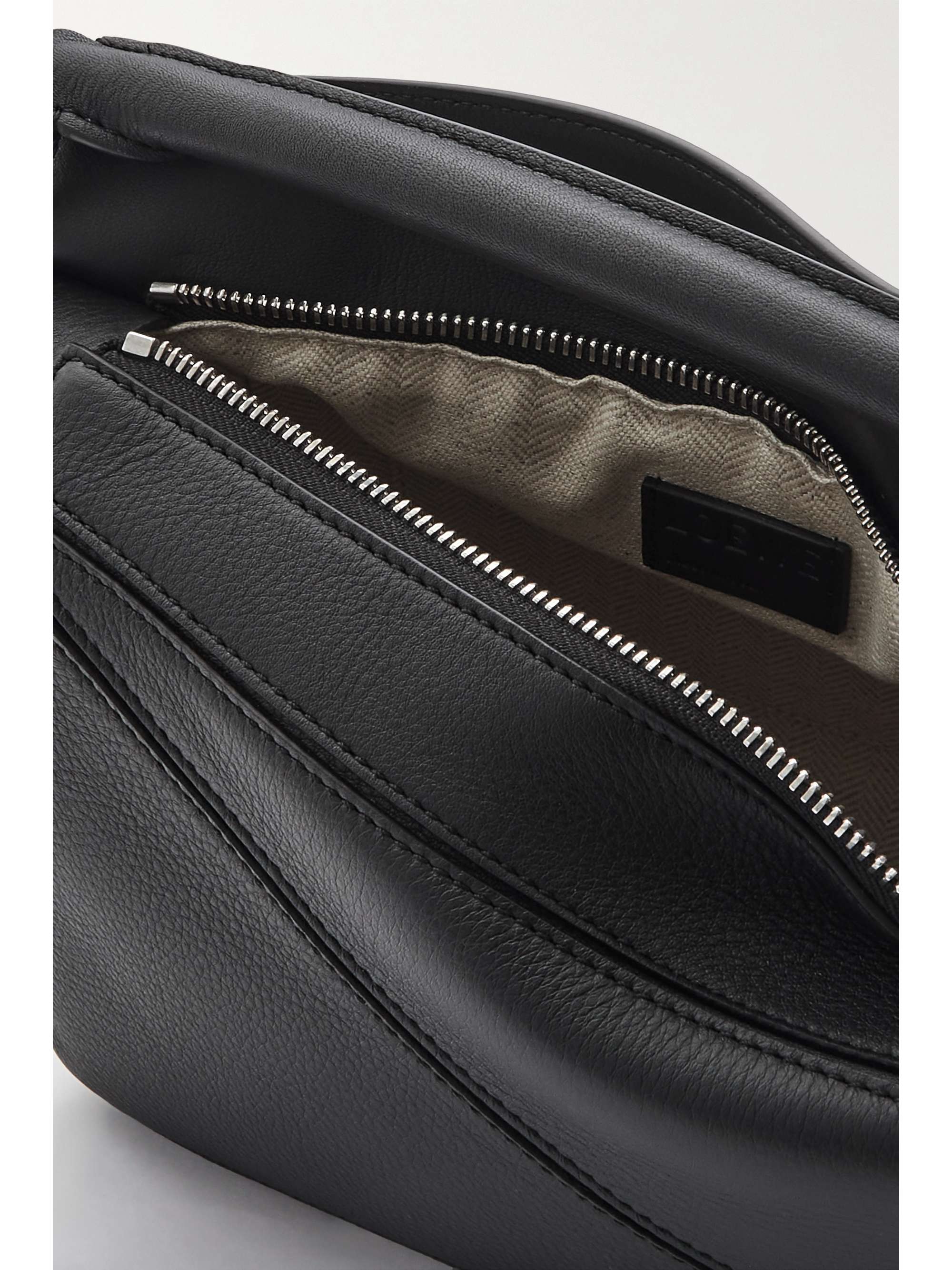 LOEWE Puzzle small textured-leather shoulder bag