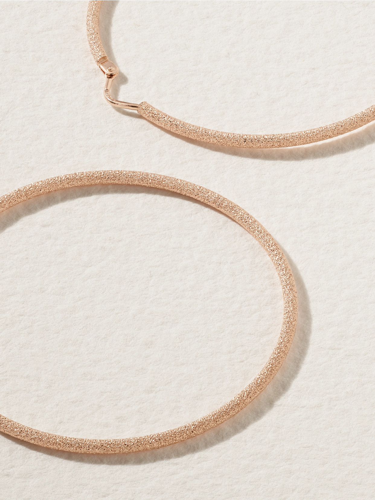 Carolina Bucci Mirador 18-karat Rose Gold Hoop Earrings In Rose Gold