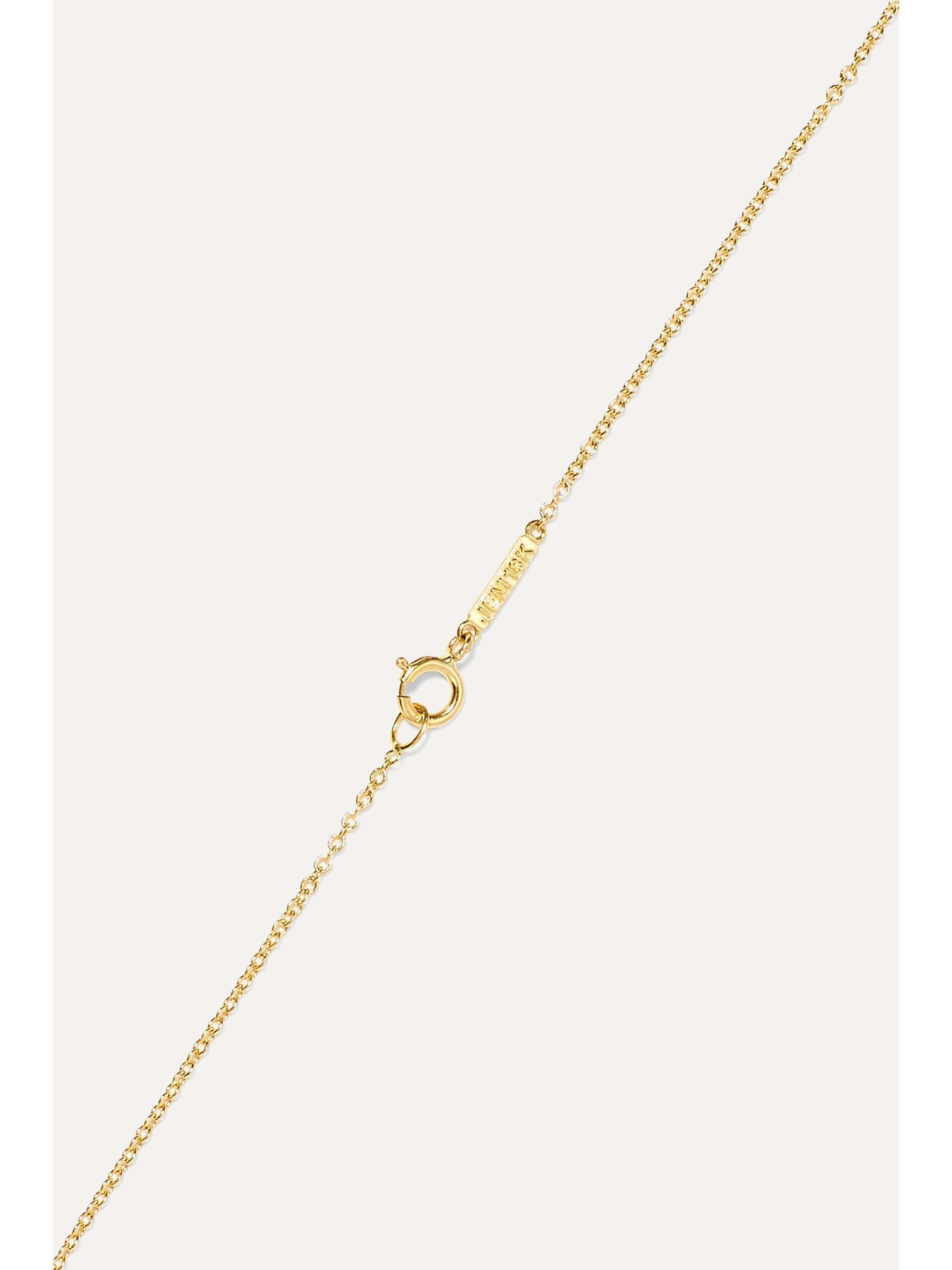 JENNIFER MEYER 18-karat gold diamond necklace