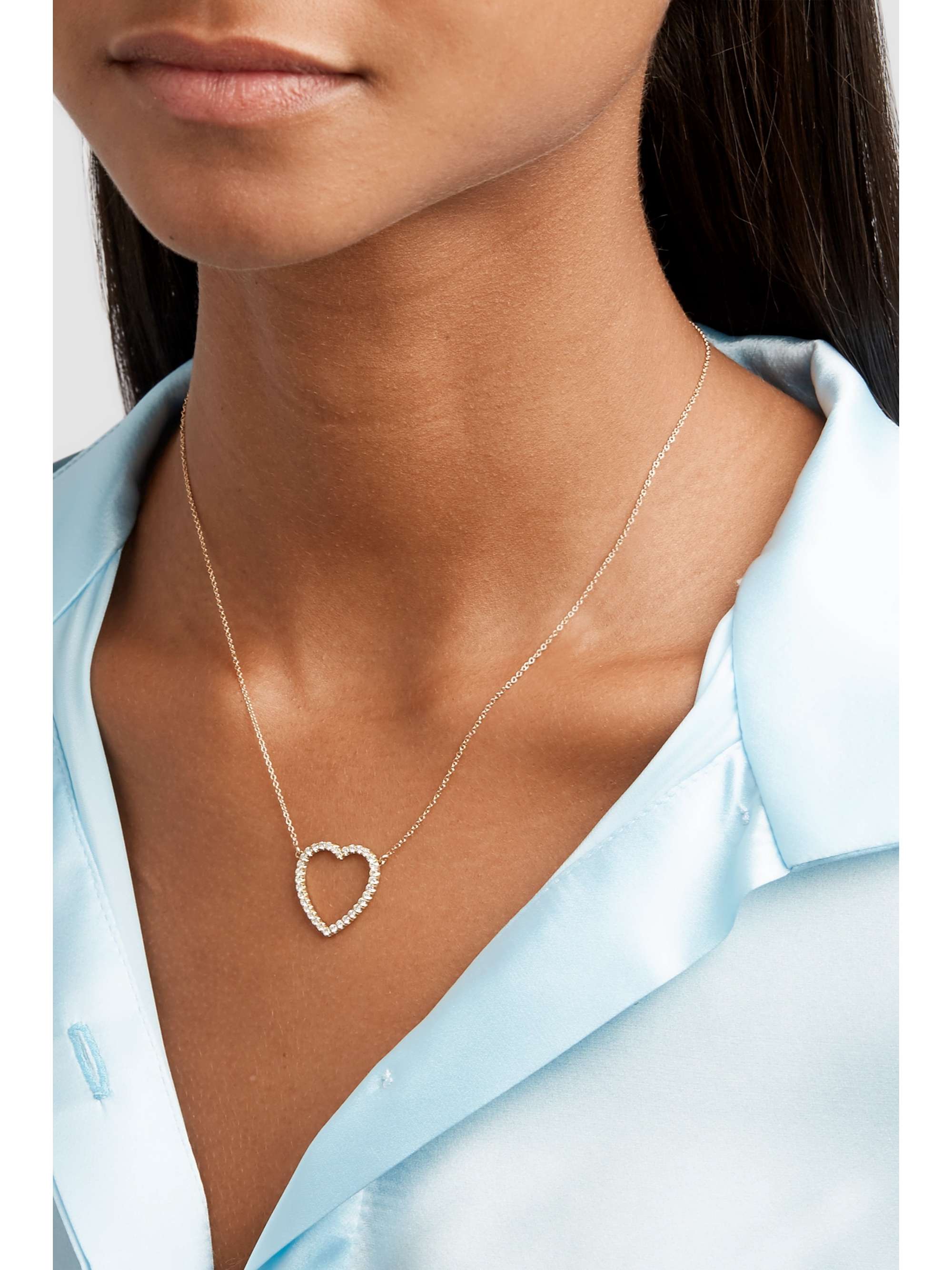 JENNIFER MEYER 18-karat gold diamond necklace