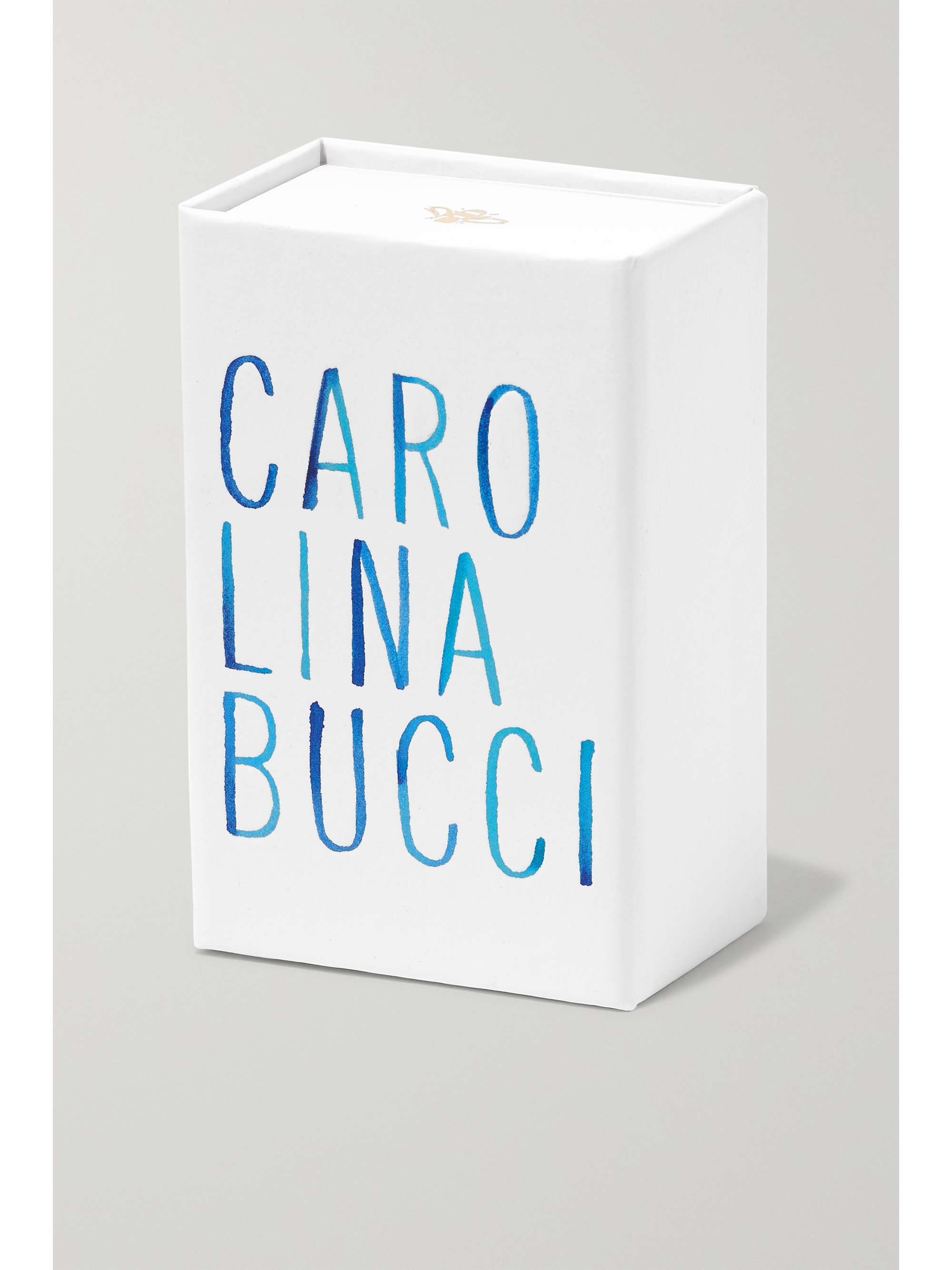 CAROLINA BUCCI 18-karat white gold hoop earrings