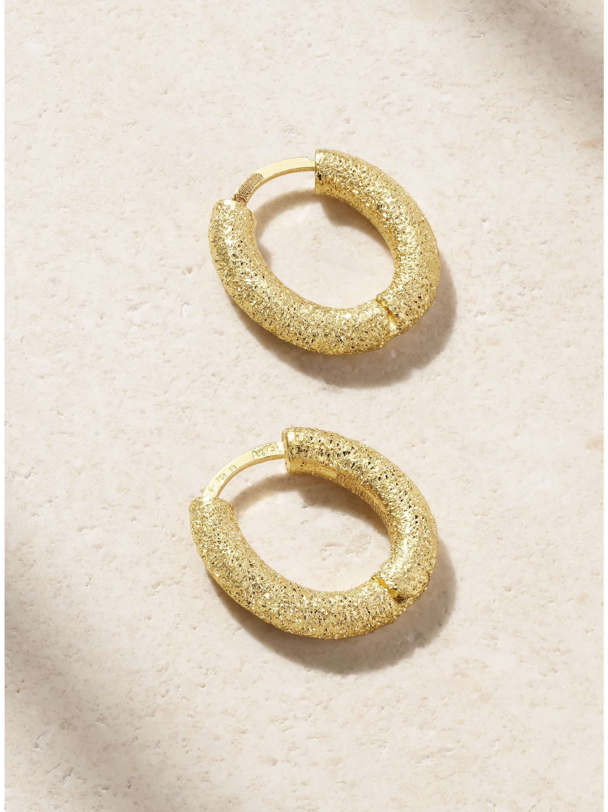 CAROLINA BUCCI 18-karat gold hoop earrings | NET-A-PORTER