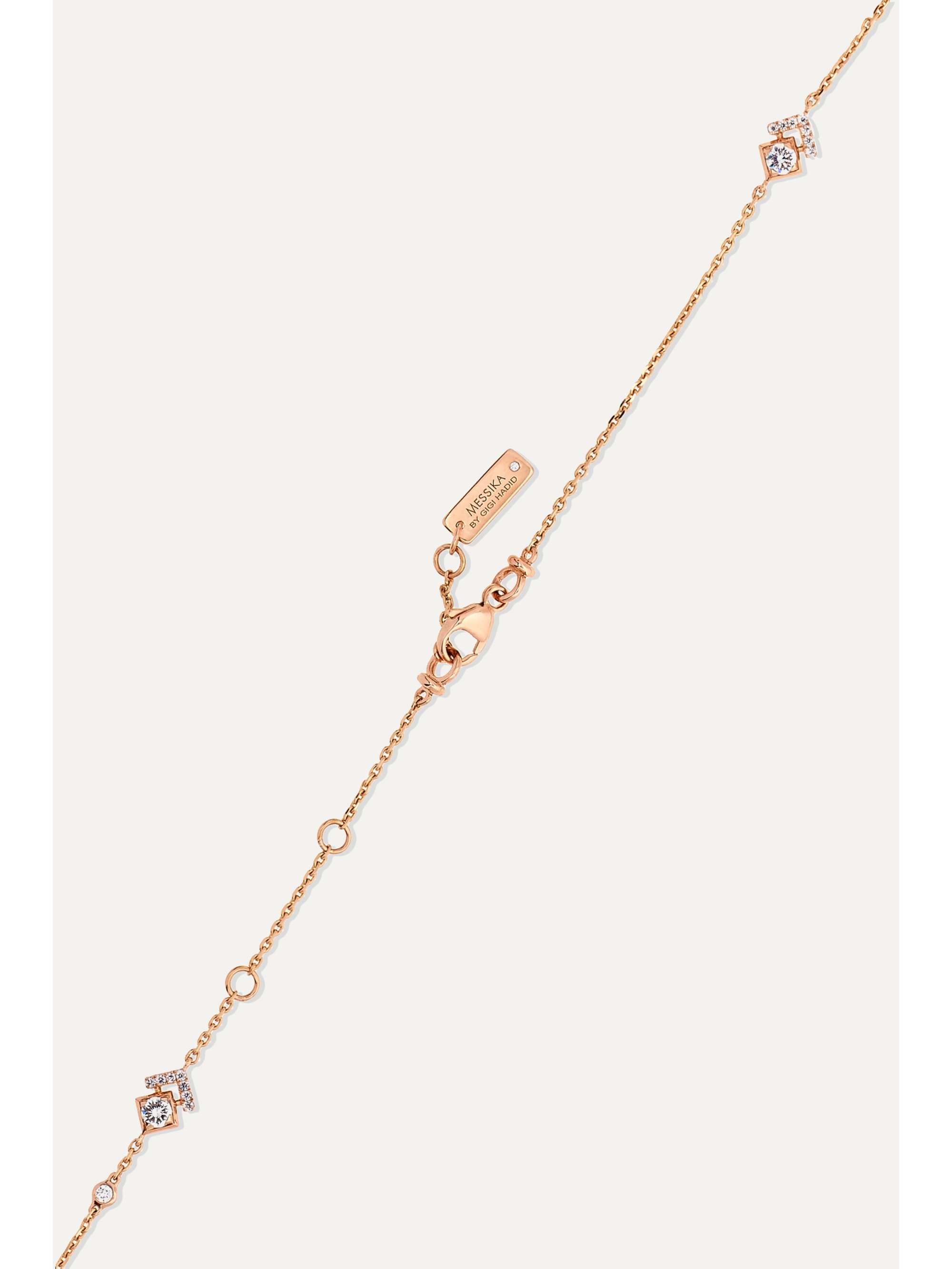 MESSIKA Collier en or rose 18 carats et diamants My Soul