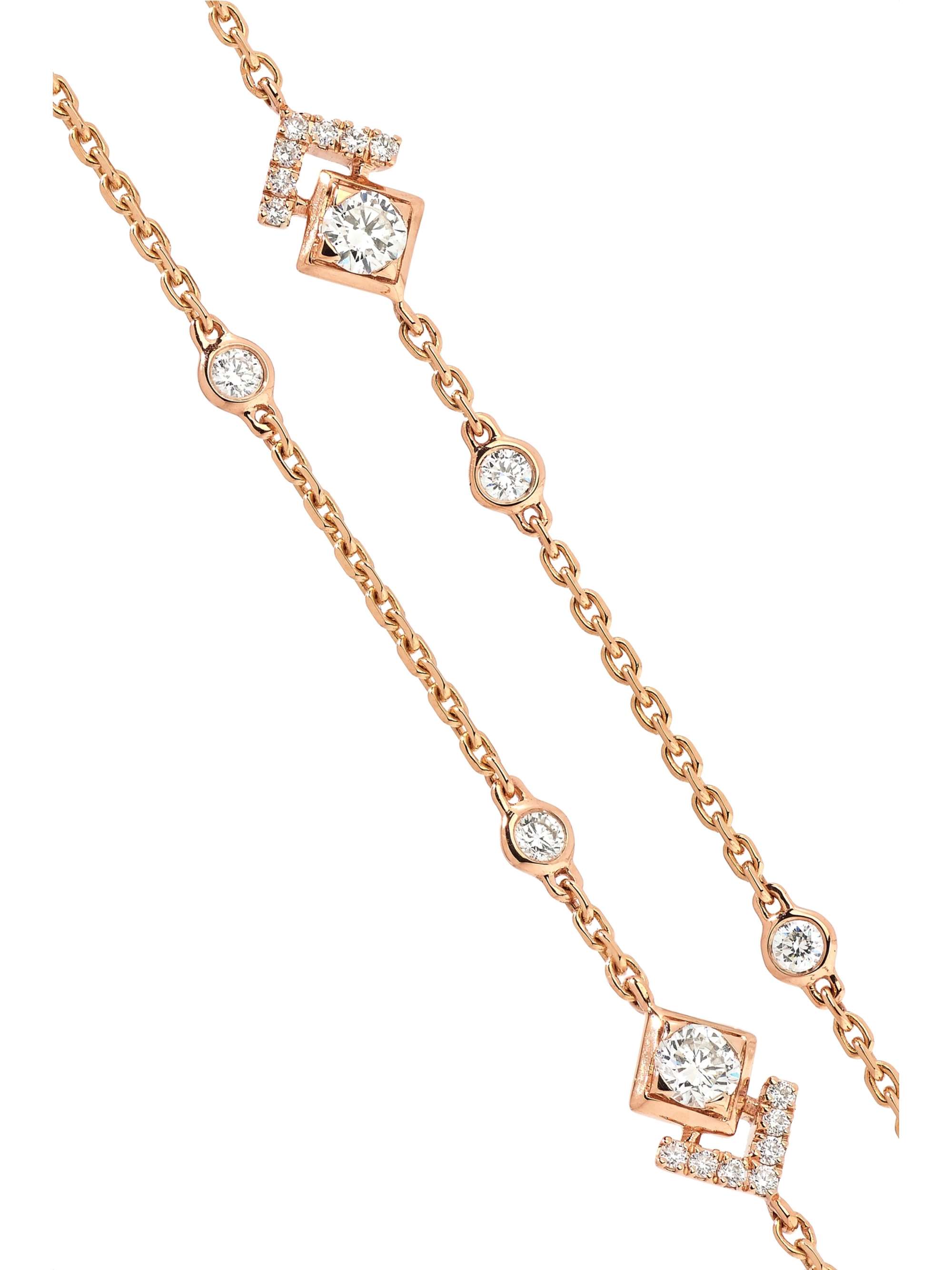MESSIKA Collier en or rose 18 carats et diamants My Soul