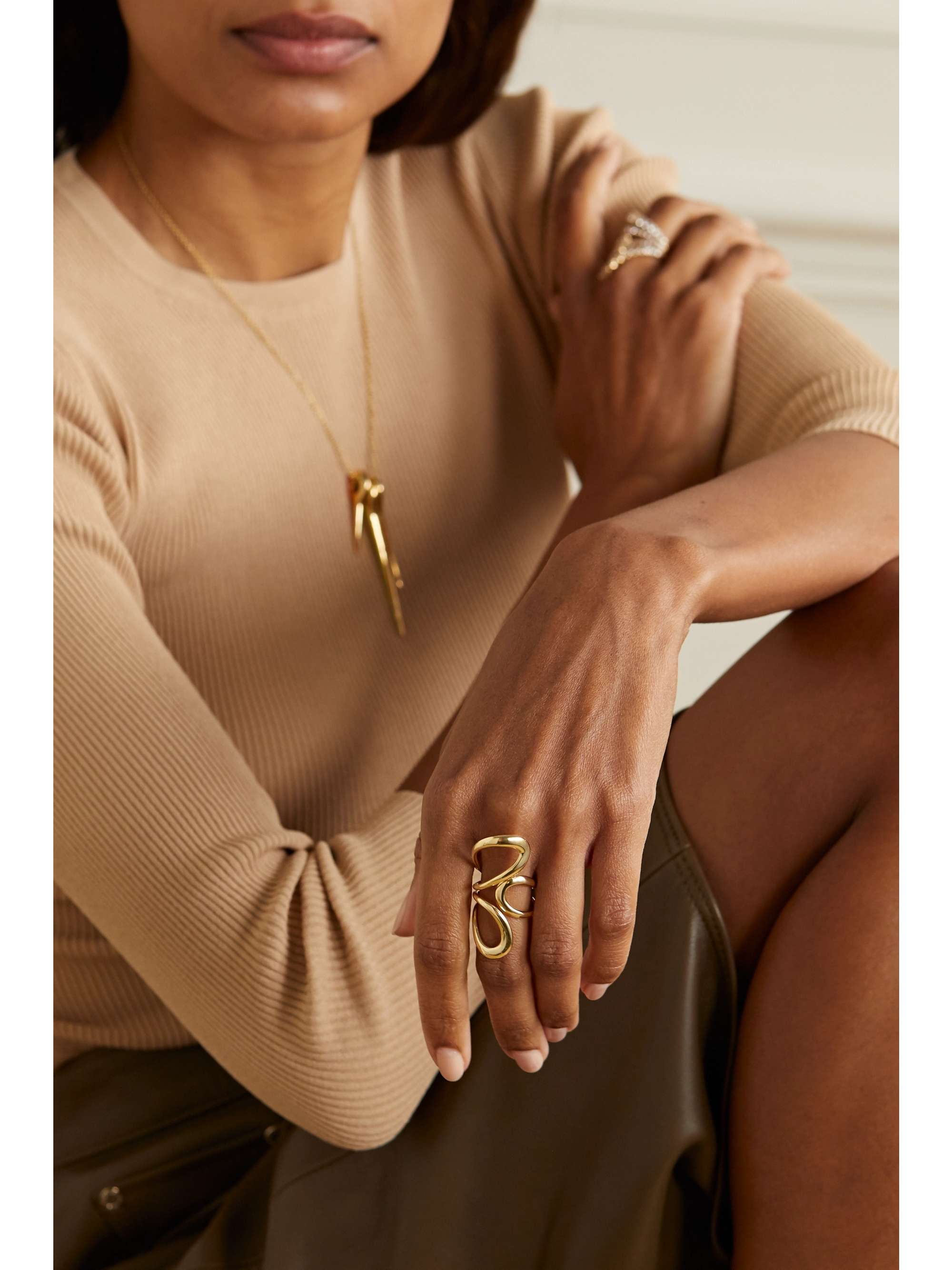 MELISSA KAYE Aria Jane 18-karat gold ring