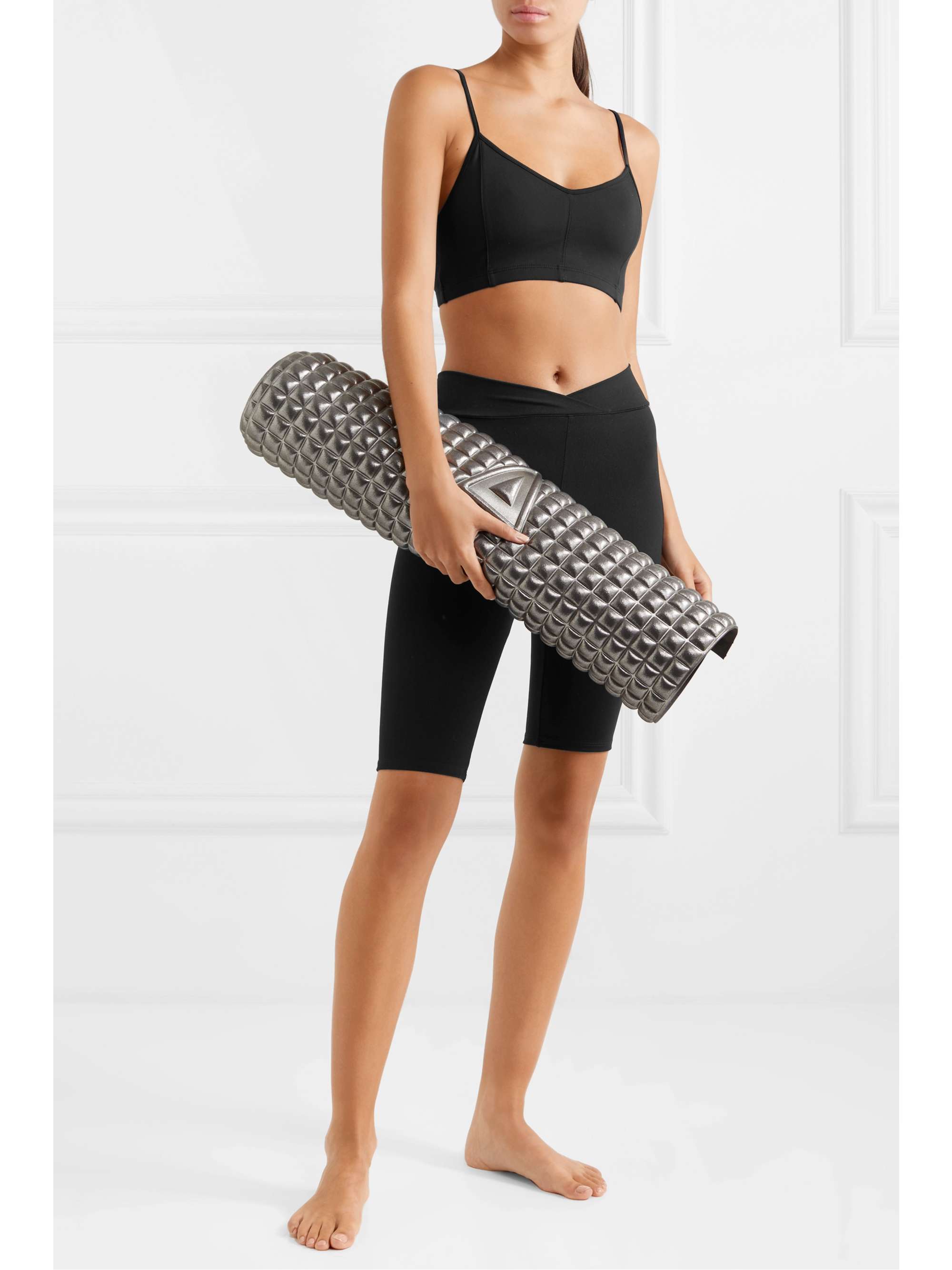 LIVE THE PROCESS Corset stretch-Supplex sports bra