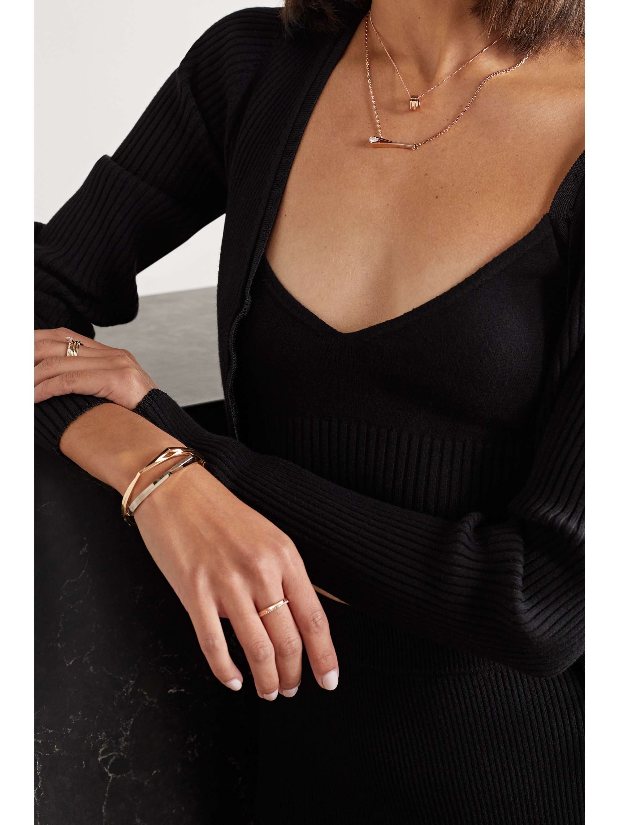 REPOSSI Antifer 18-karat rose gold necklace
