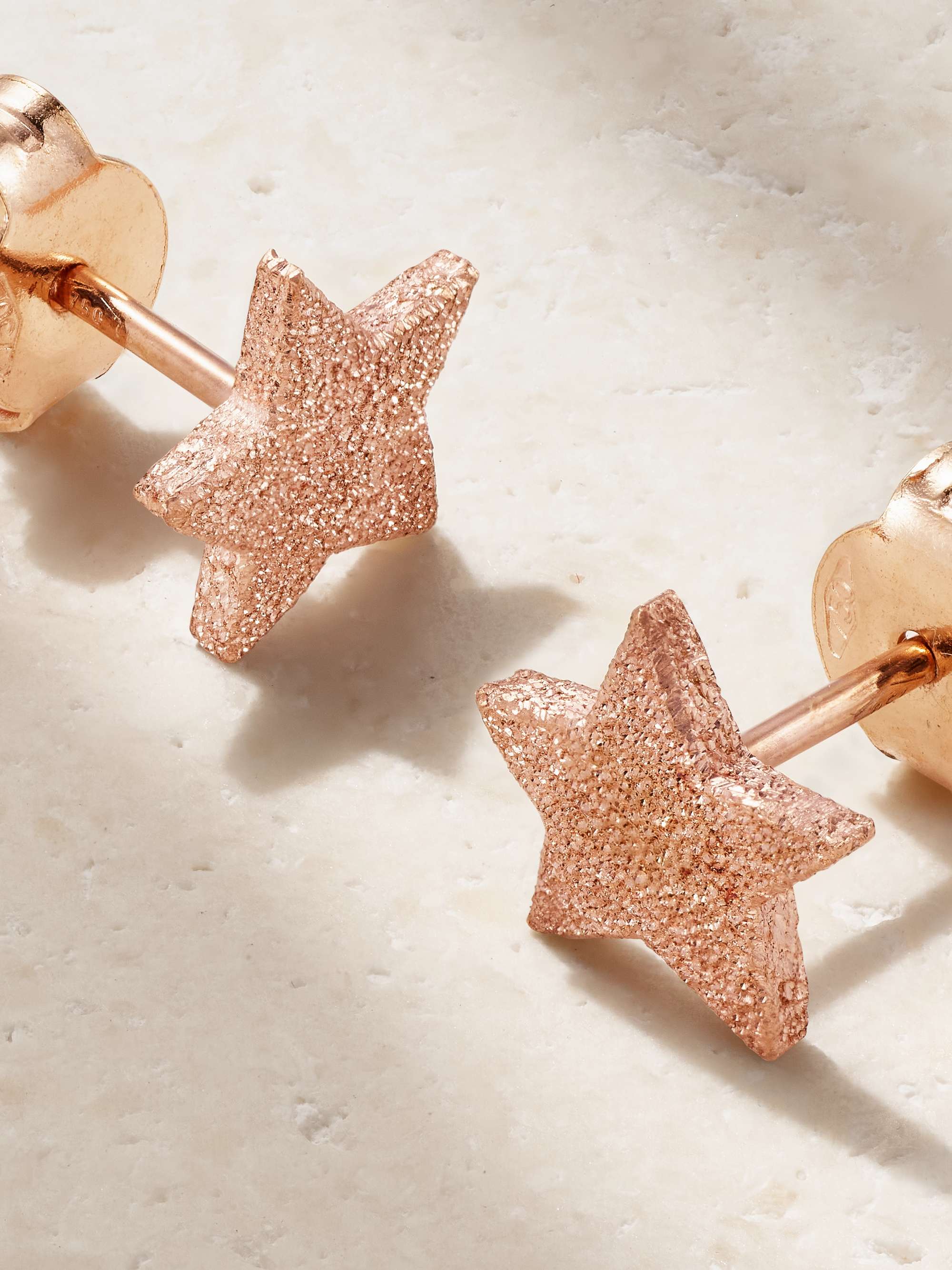 CAROLINA BUCCI Superstellar 18-karat rose gold earrings