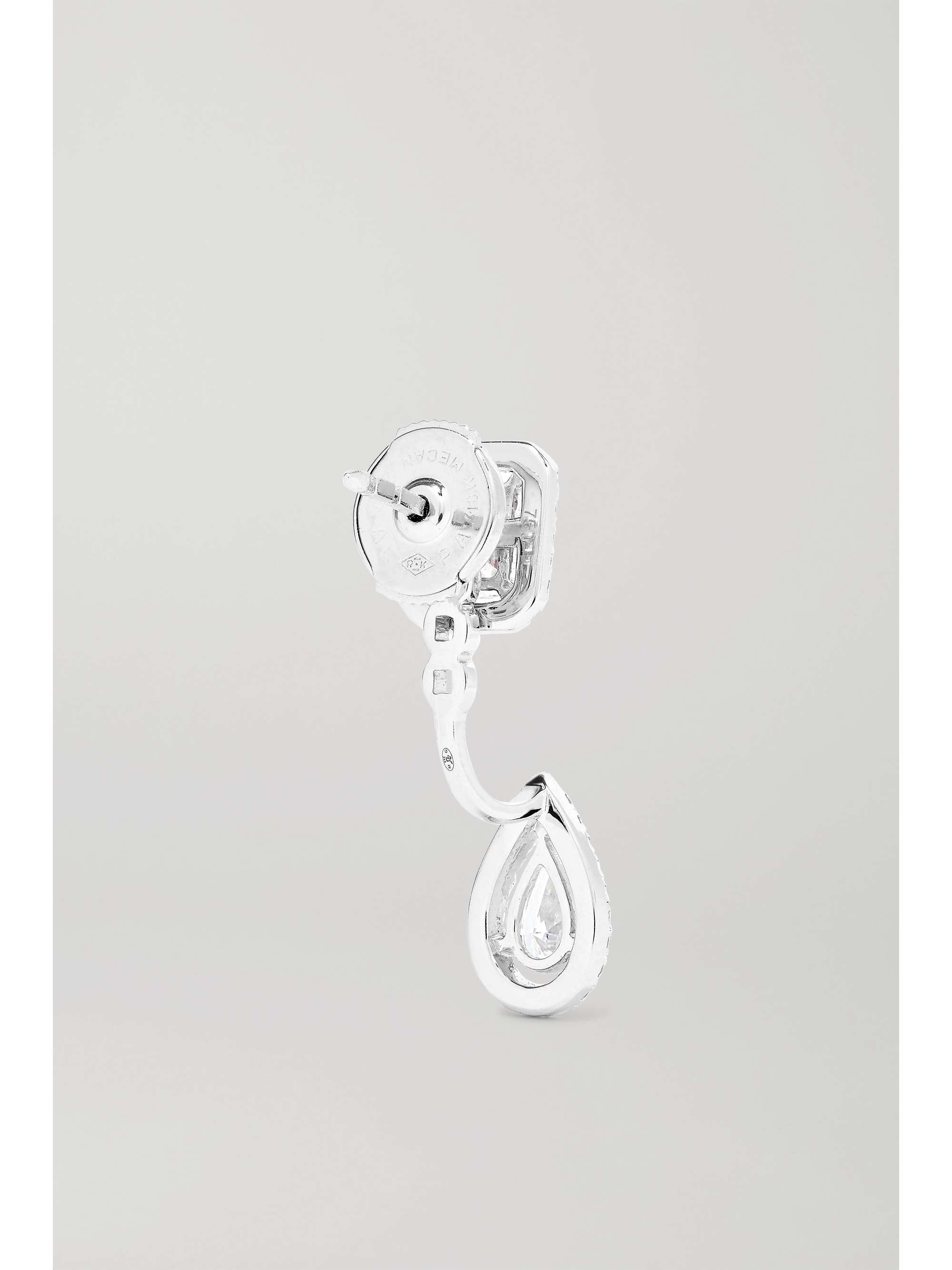 MESSIKA My Twin Toi & Moi 18-karat white gold diamond earrings