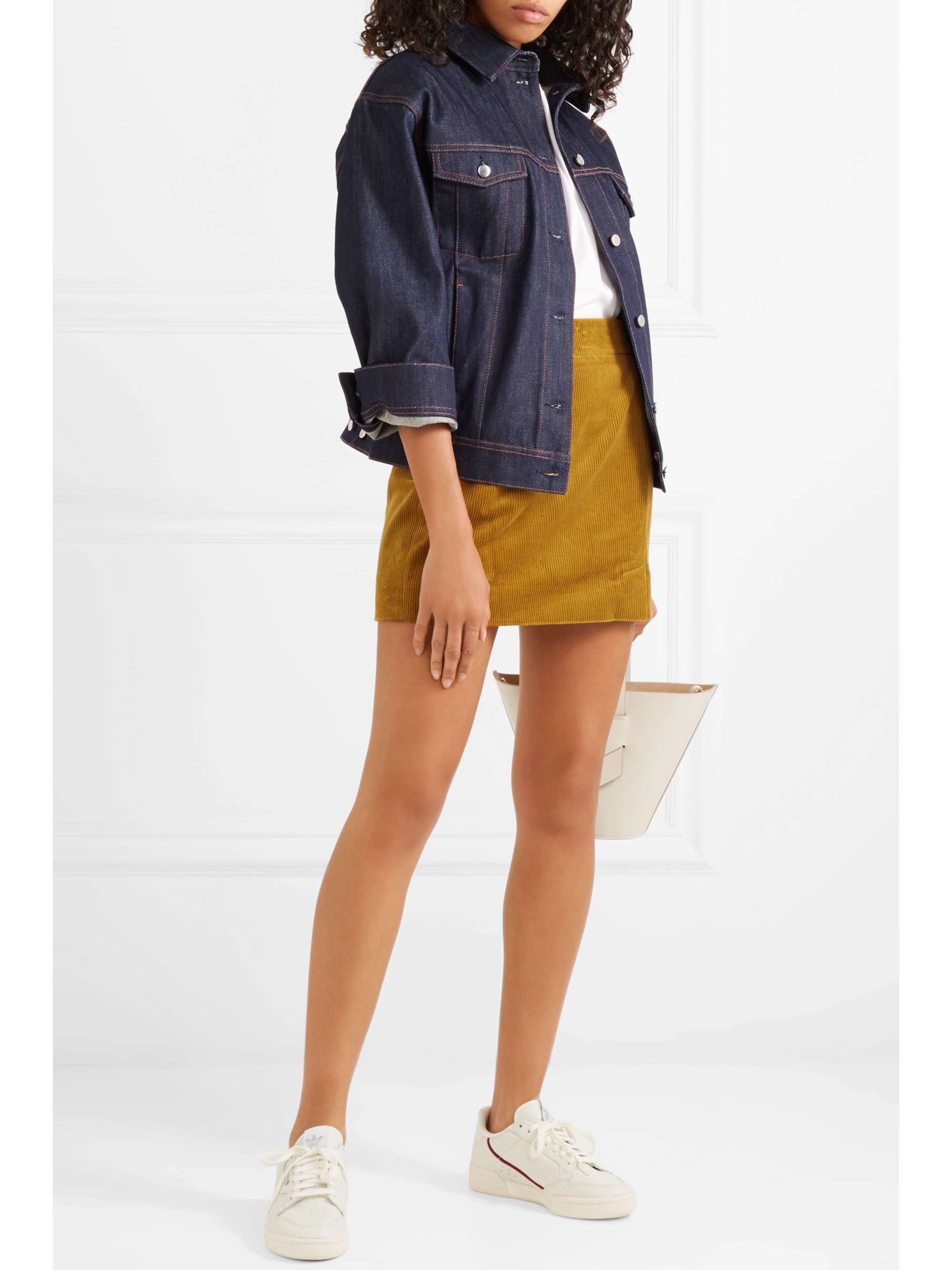 the corduroy mini skirt