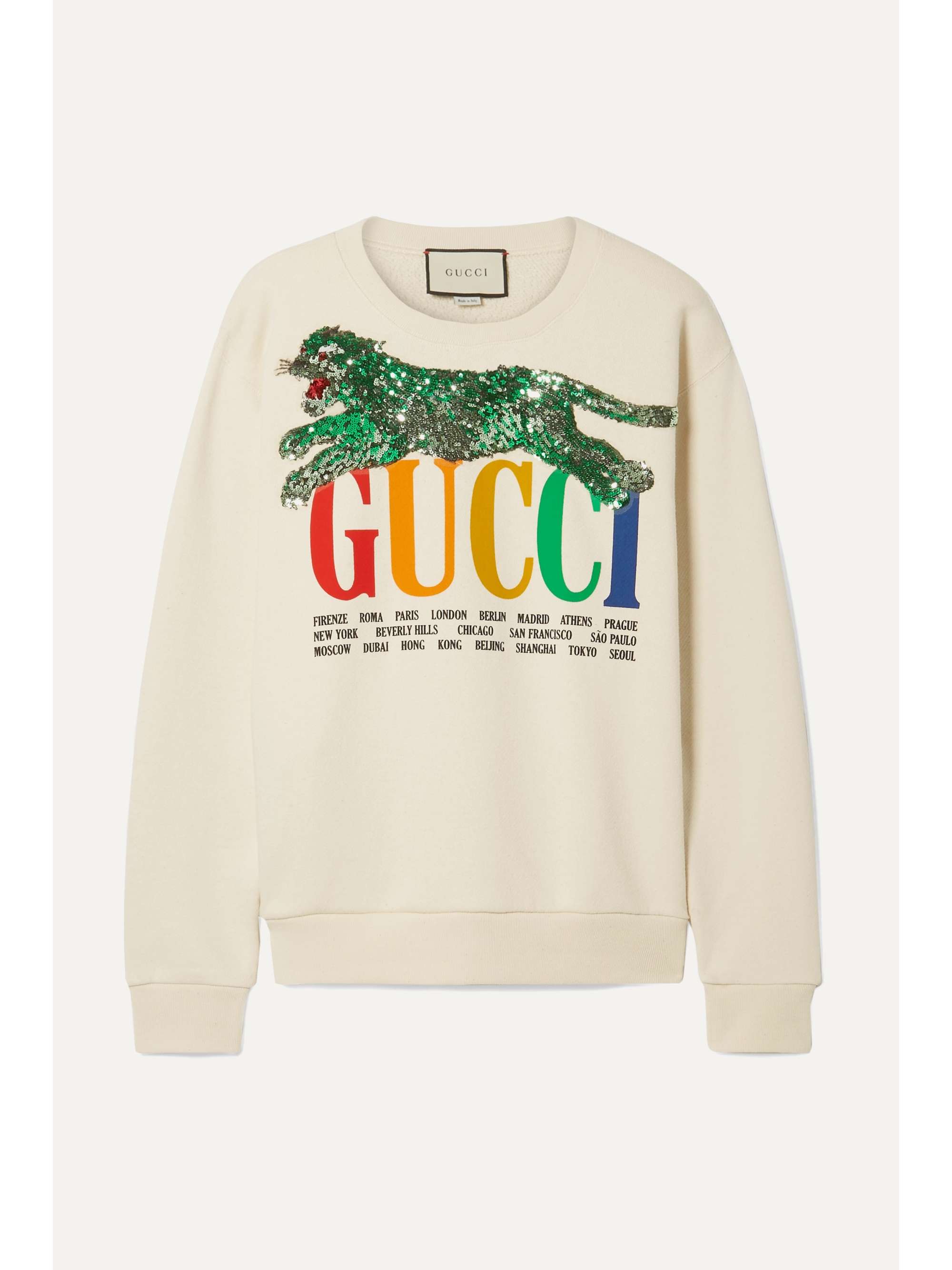 gucci sequin sweatshirt