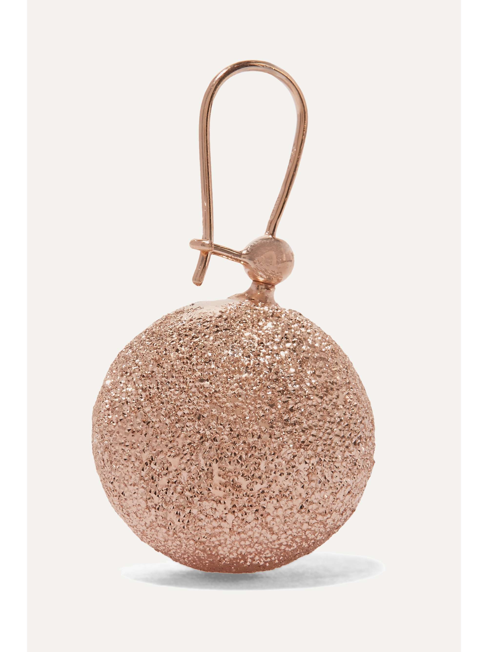 CAROLINA BUCCI Mirador 18-karat rose gold earrings