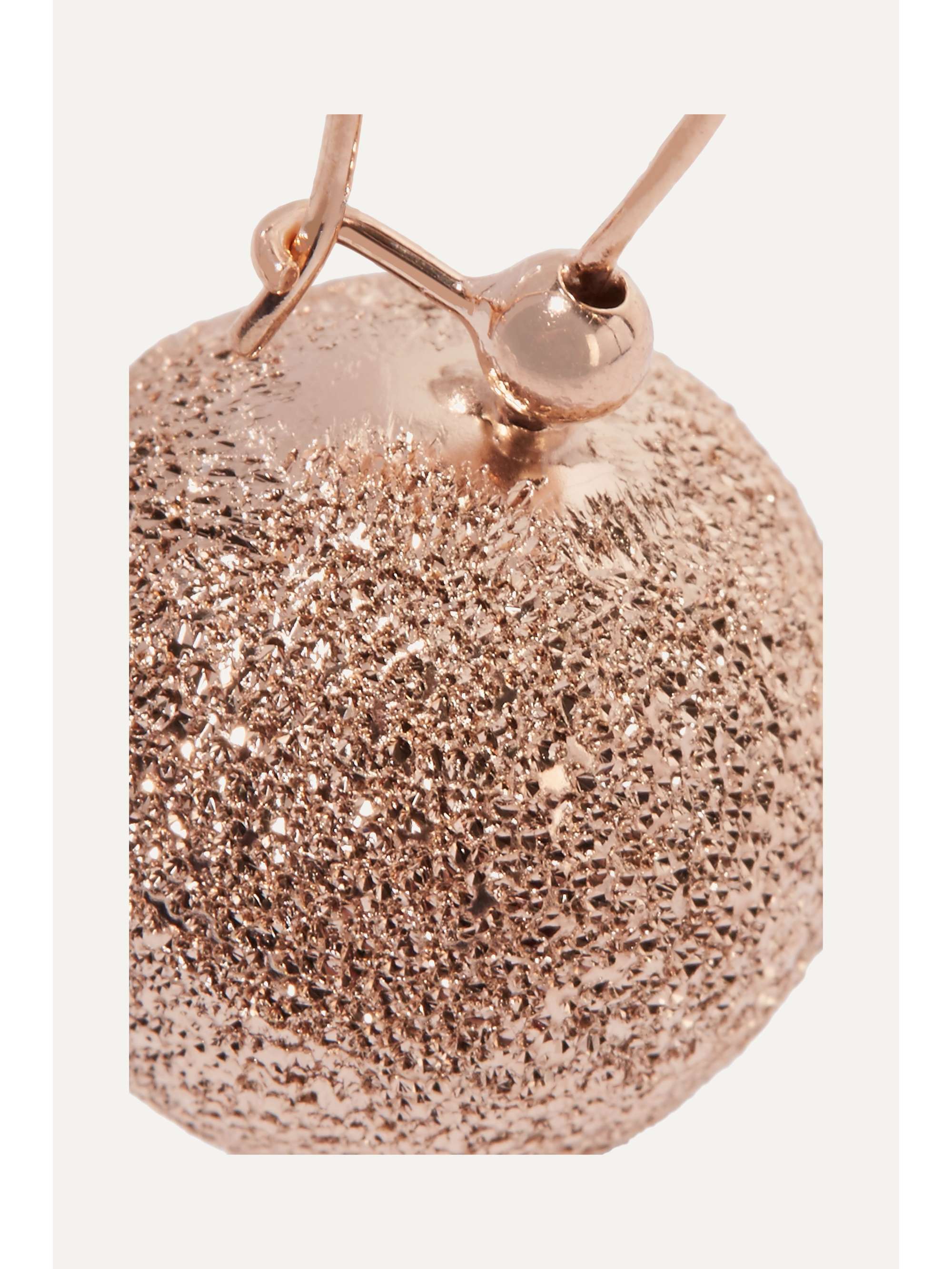 CAROLINA BUCCI Mirador 18-karat rose gold earrings