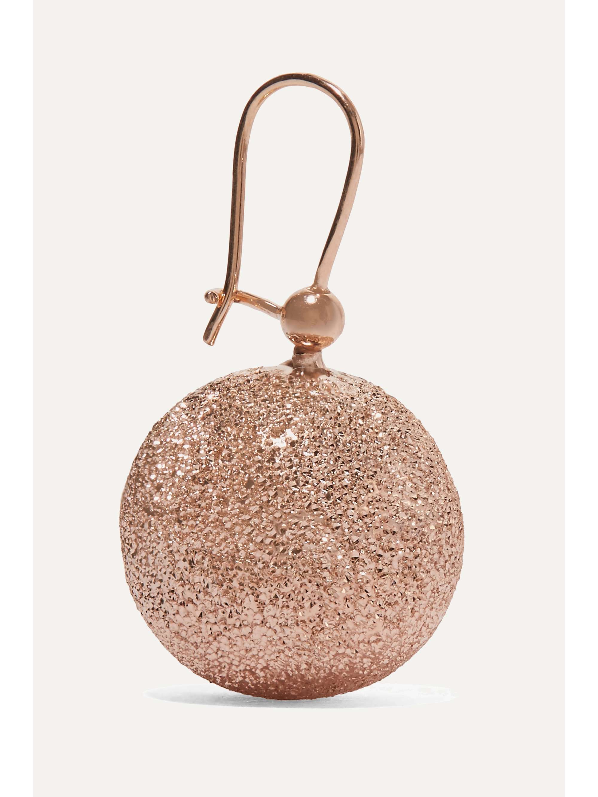 CAROLINA BUCCI Mirador 18-karat rose gold earrings