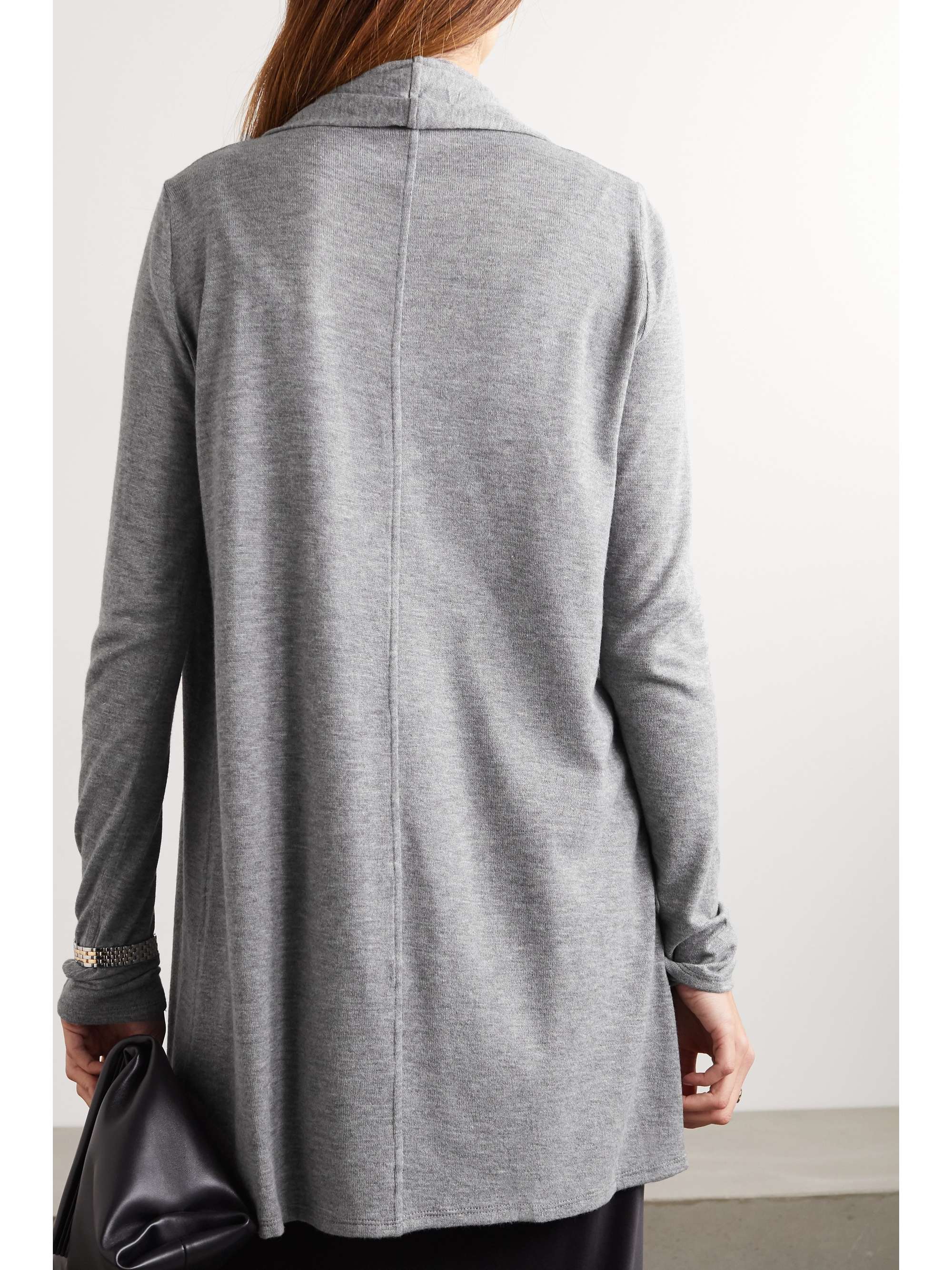 THE ROW Knightsbridge stretch-jersey cardigan | NET-A-PORTER