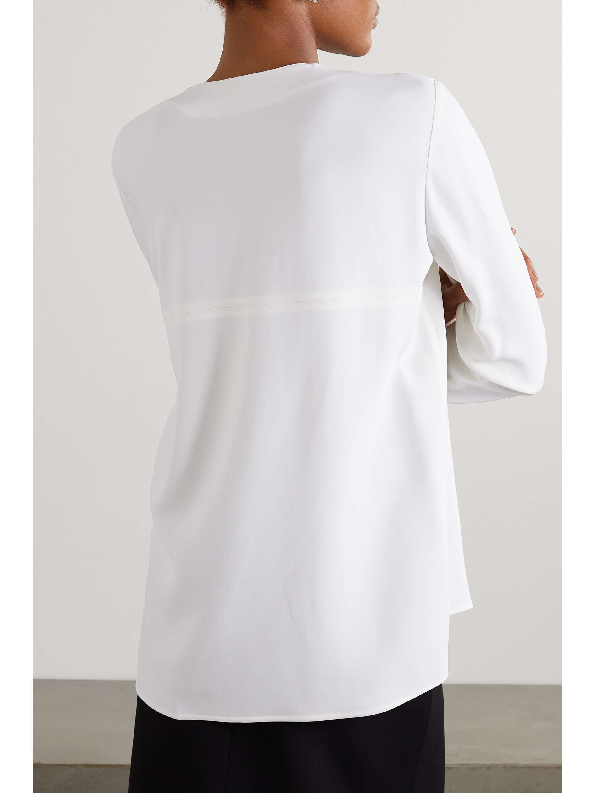STELLA MCCARTNEY + NET SUSTAIN Arlesa crepe top