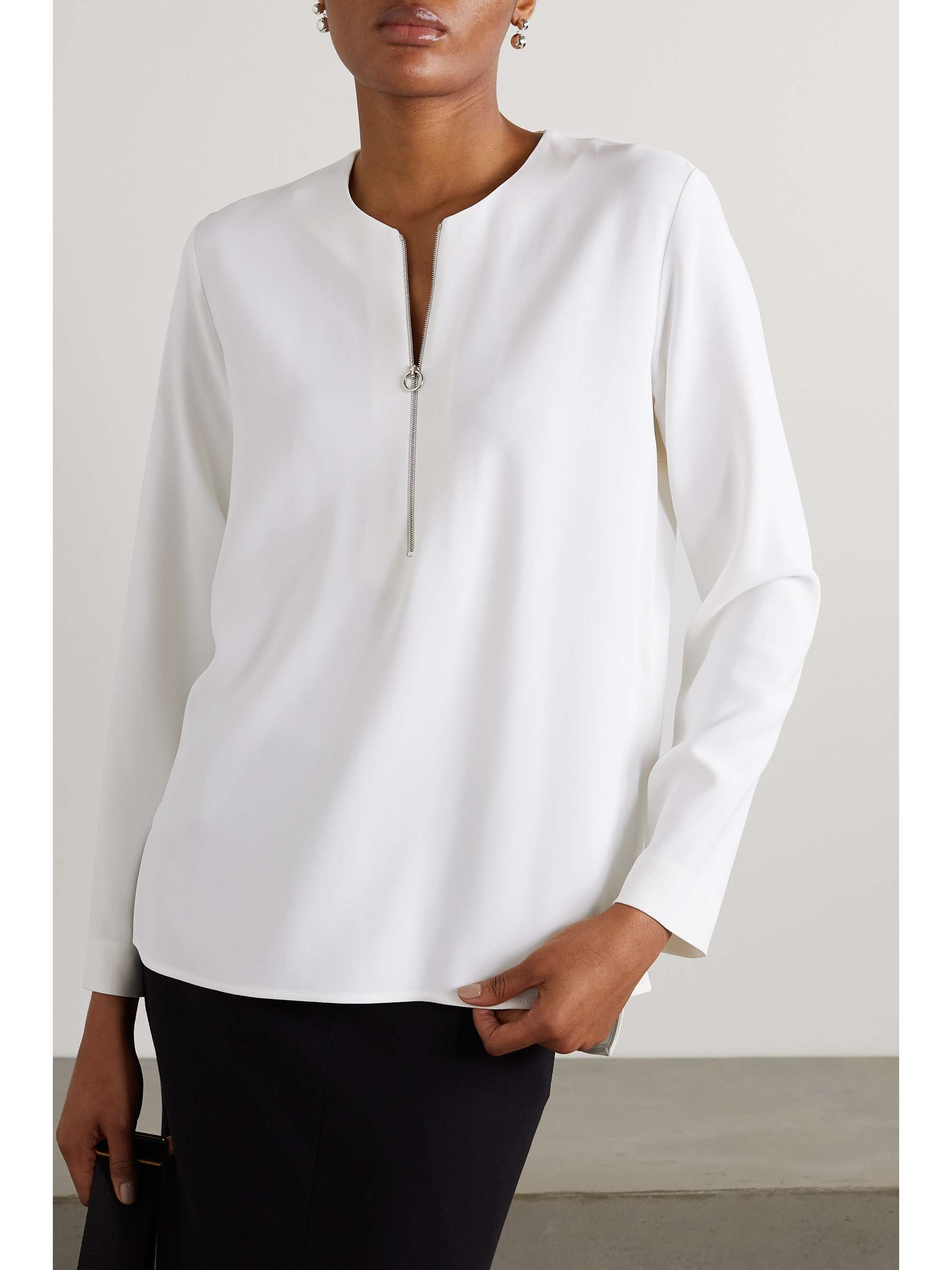 STELLA MCCARTNEY + NET SUSTAIN Arlesa crepe top