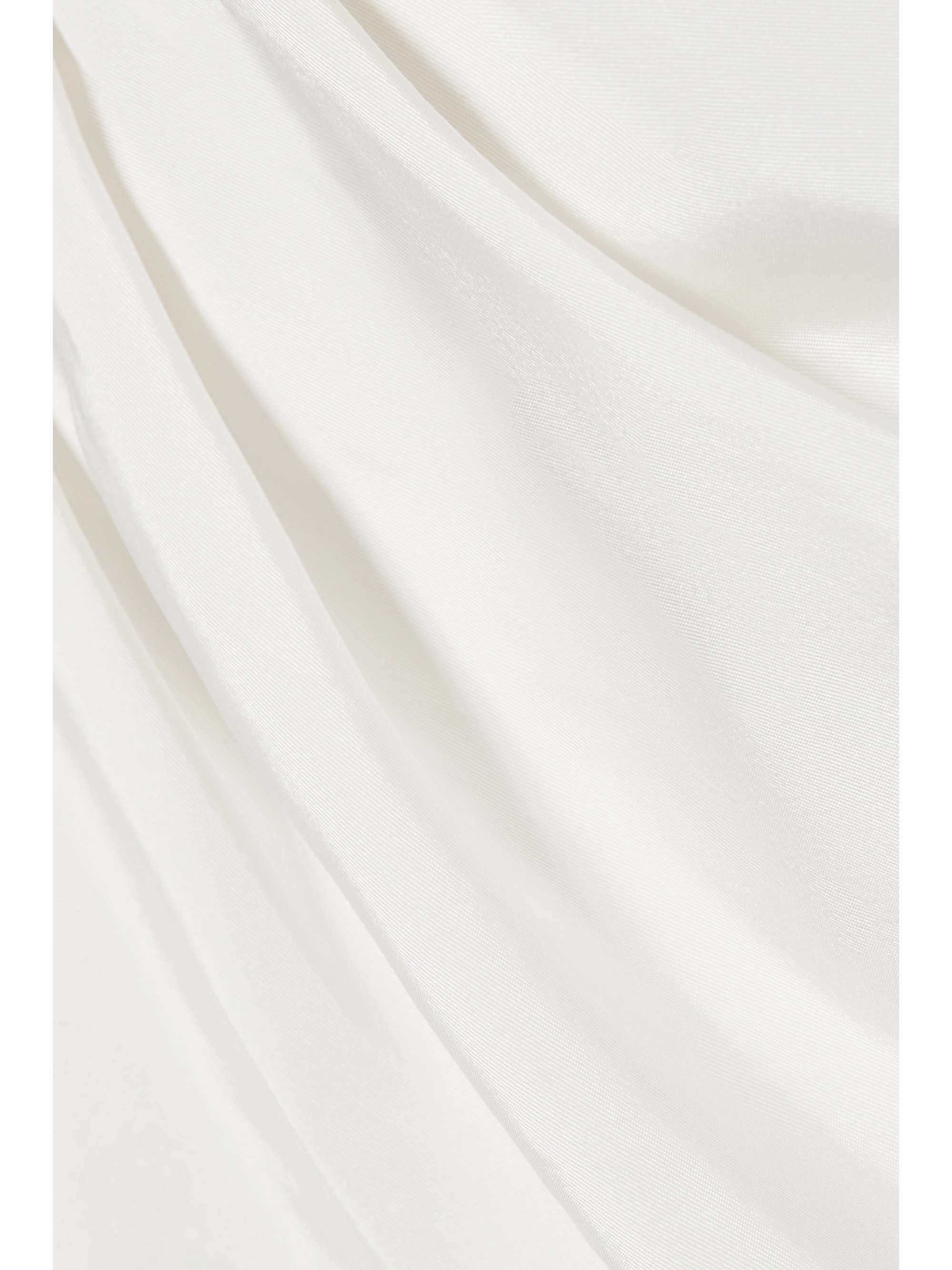 ROSIE ASSOULIN Whoopsy Daisy asymmetric ruffled silk-charmeuse gown